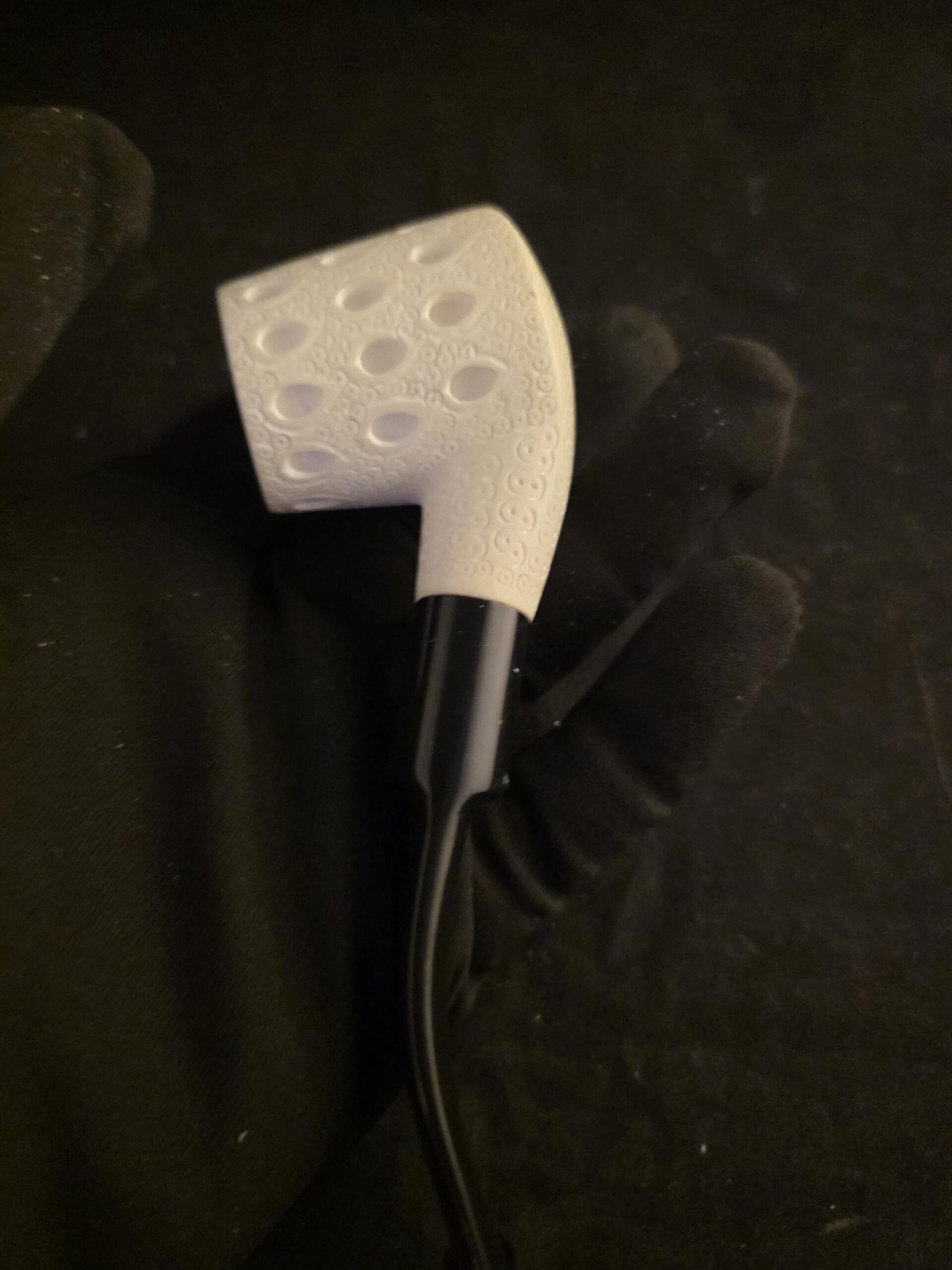 Special Depicted Meerschaum Pipe with Acrylic Stem, Block Meerschaum - Image 8