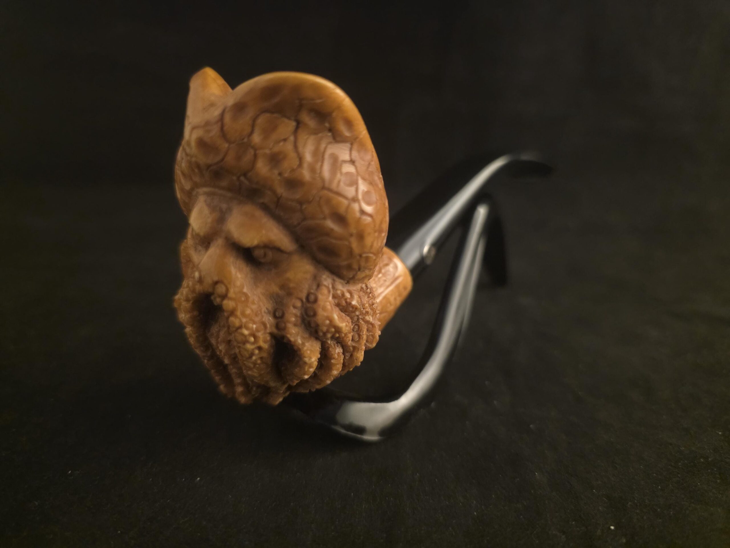 Hand-Carved Davy Jones Block Meerschaum Pipe – A Legendary Collector's Piece - Image 7