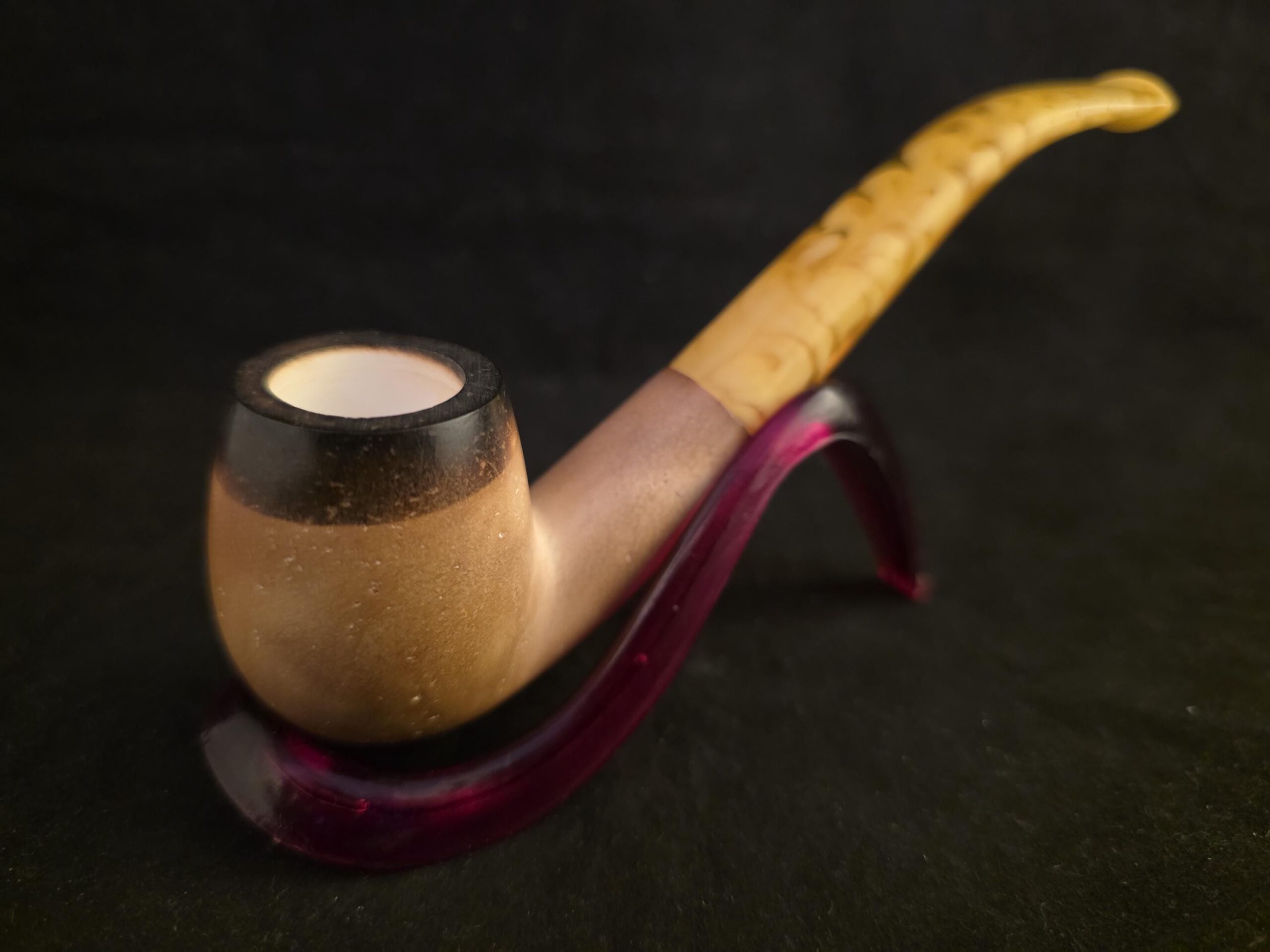 Lee Van Cleef Inspired Block Meerschaum Pipe – Hand-Carved Western Style - Image 3