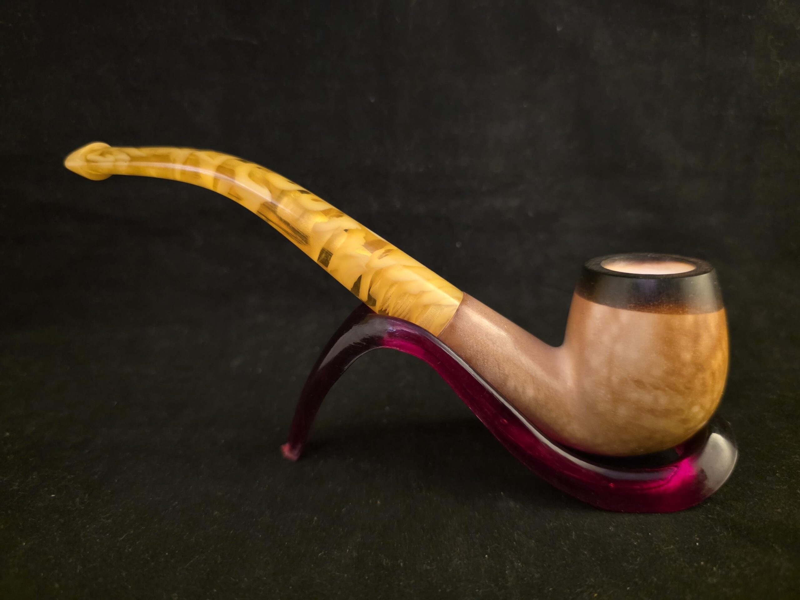 Lee Van Cleef Inspired Block Meerschaum Pipe – Hand-Carved Western Style - Image 6
