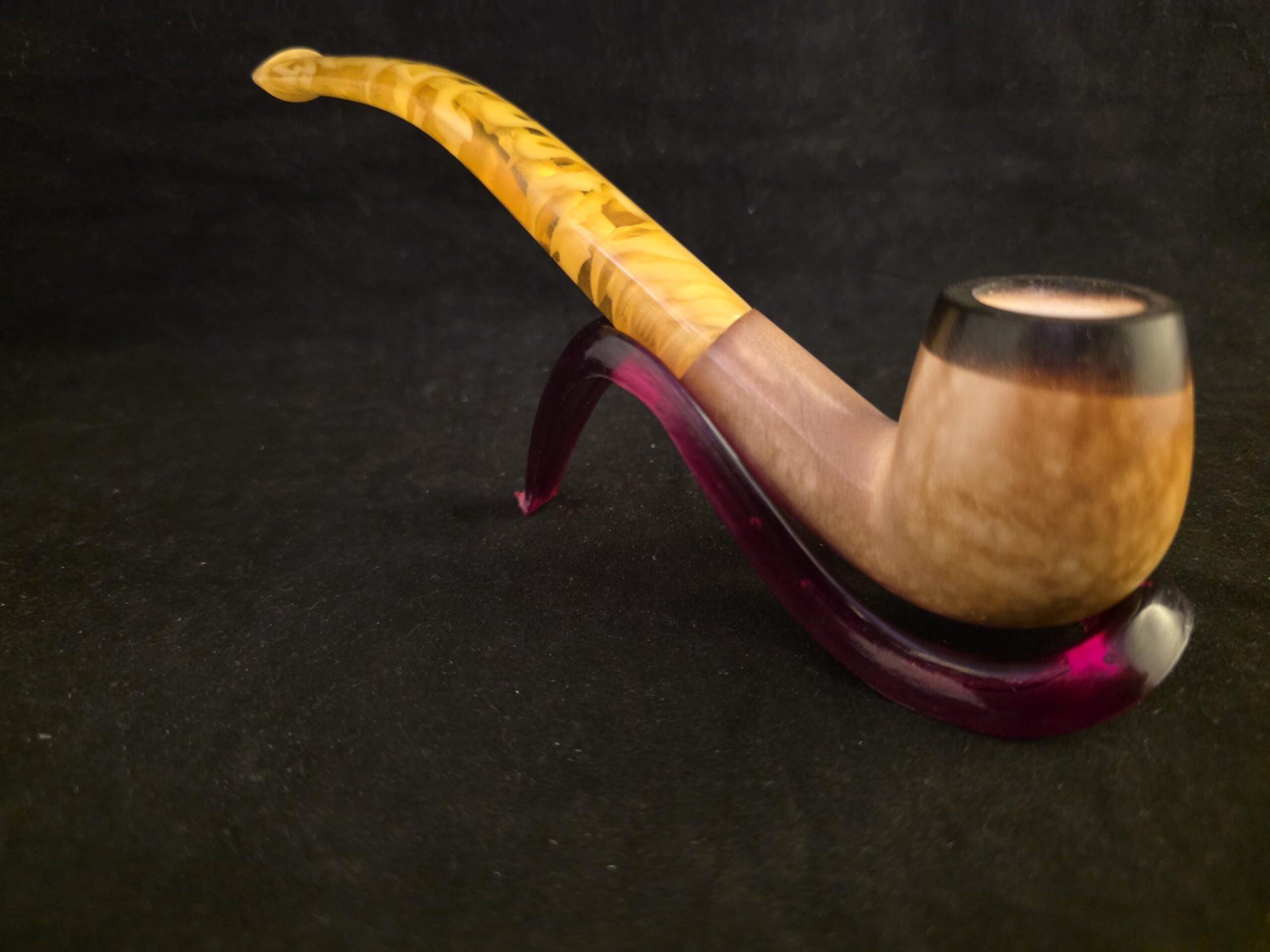 Lee Van Cleef Inspired Block Meerschaum Pipe – Hand-Carved Western Style - Image 5