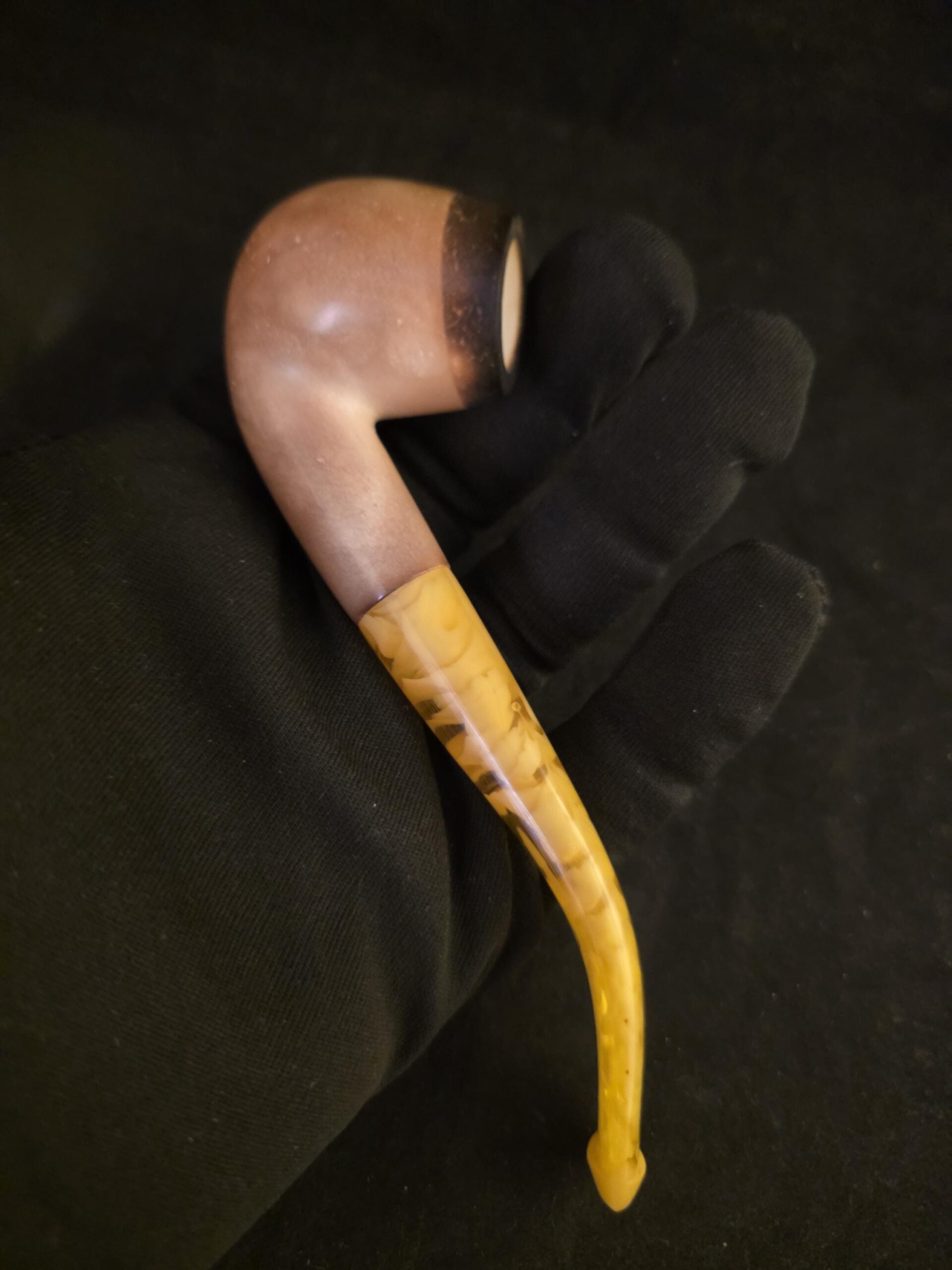 Lee Van Cleef Inspired Block Meerschaum Pipe – Hand-Carved Western Style - Image 9