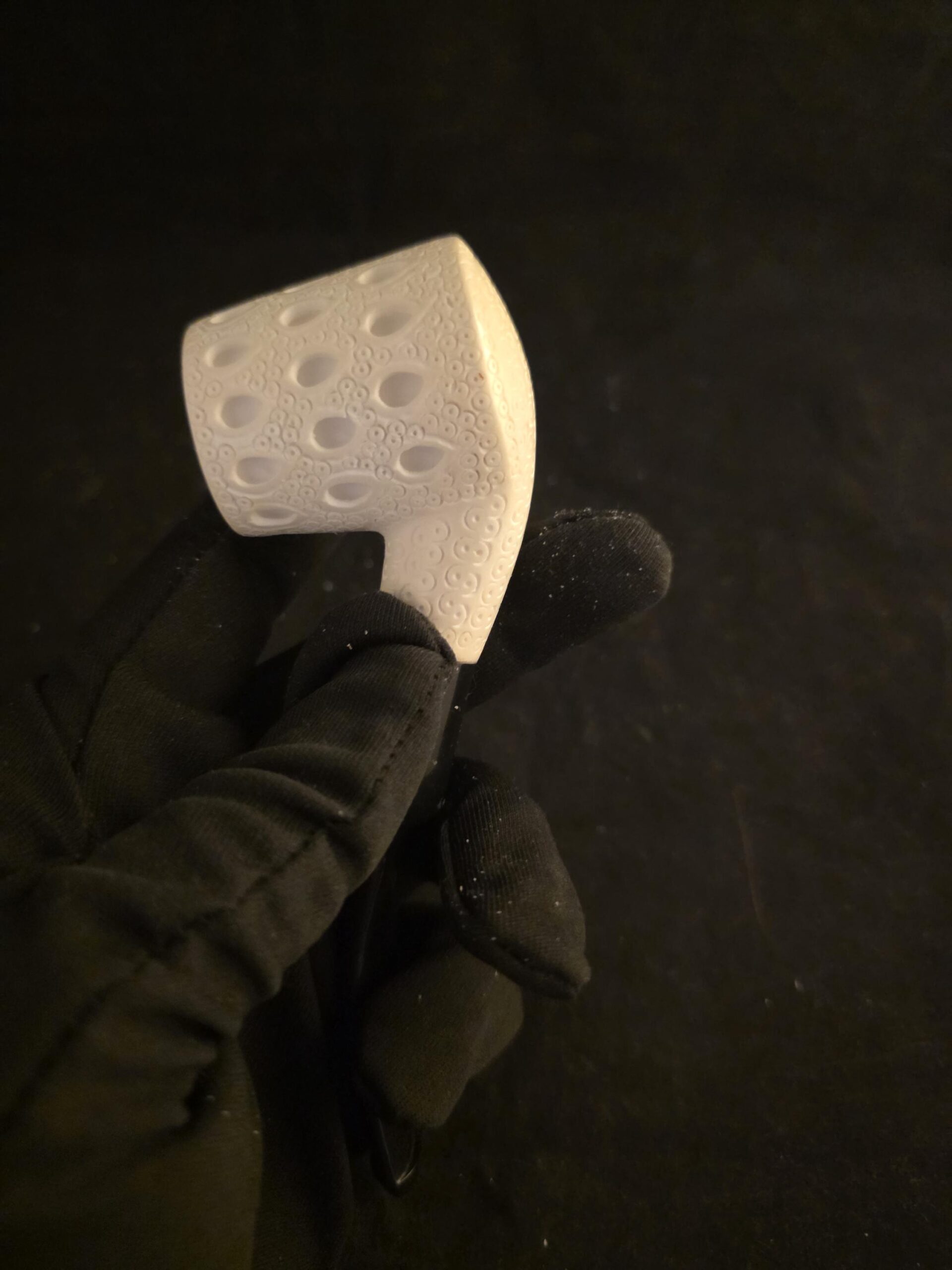 Special Depicted Meerschaum Pipe with Acrylic Stem, Block Meerschaum - Image 10