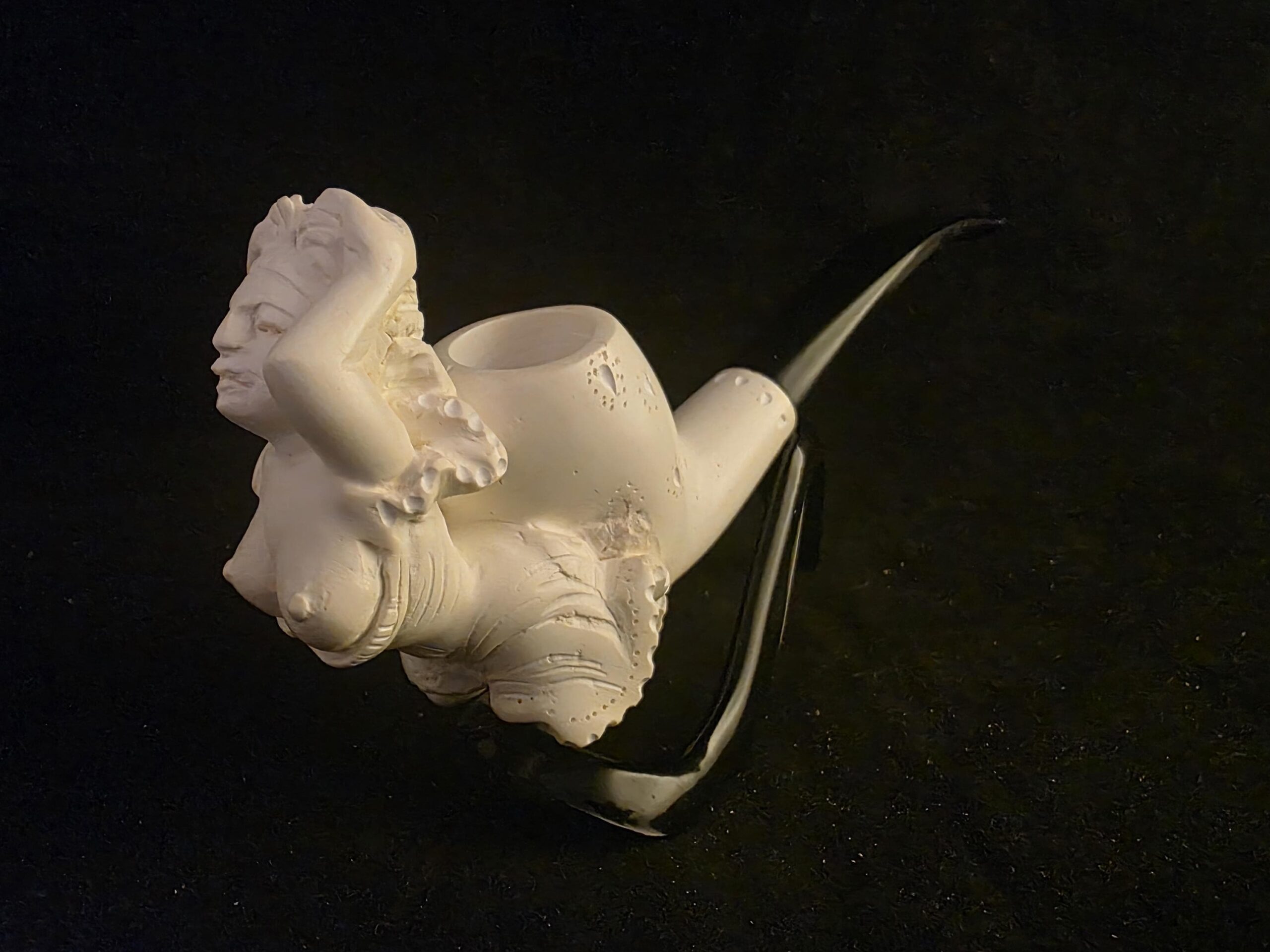 Pretty Lady Meerschaum Pipe with acrylic stem