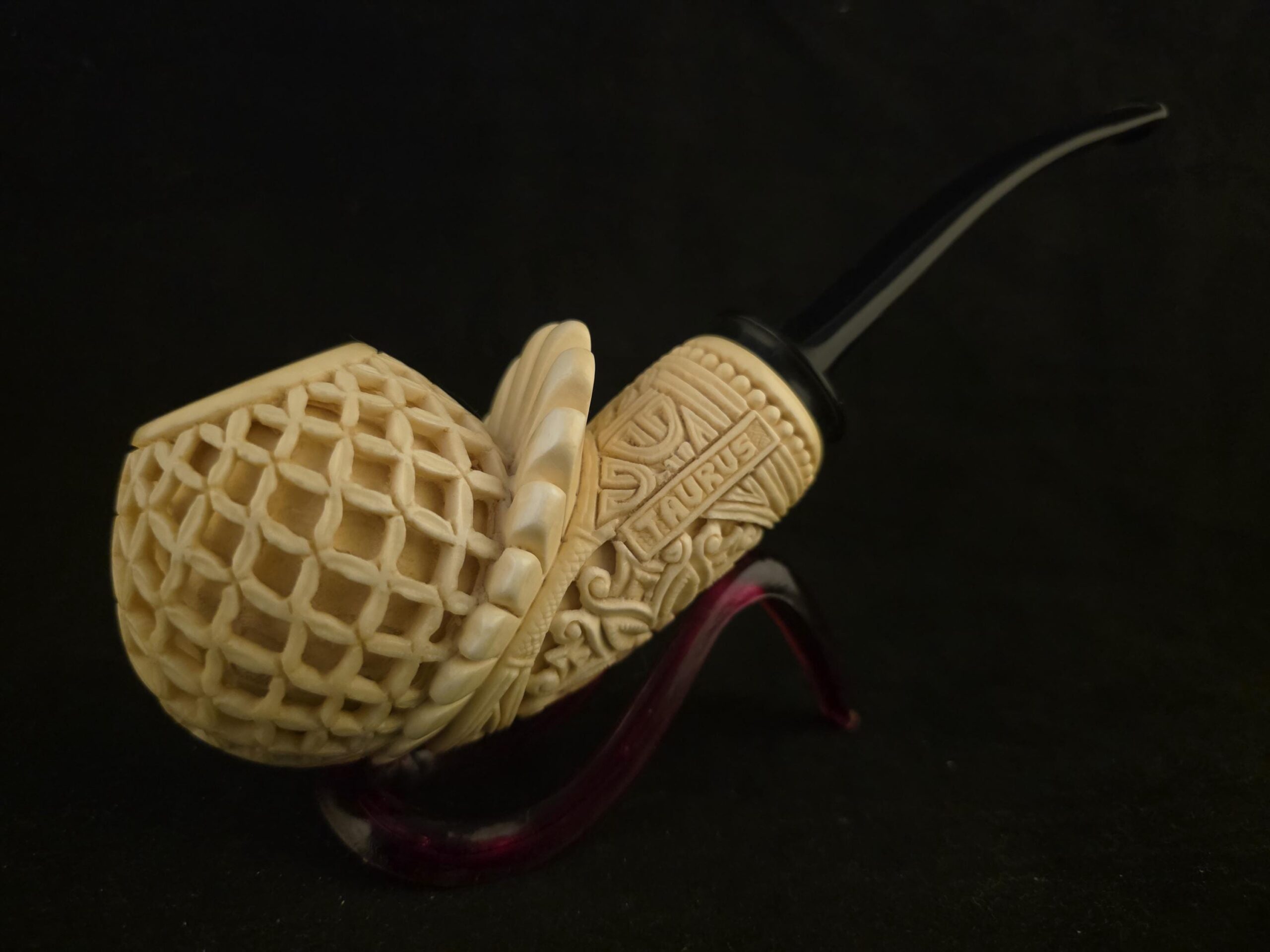 Museum Quality Micro Relief Block Meerschaum Pipe - Image 3