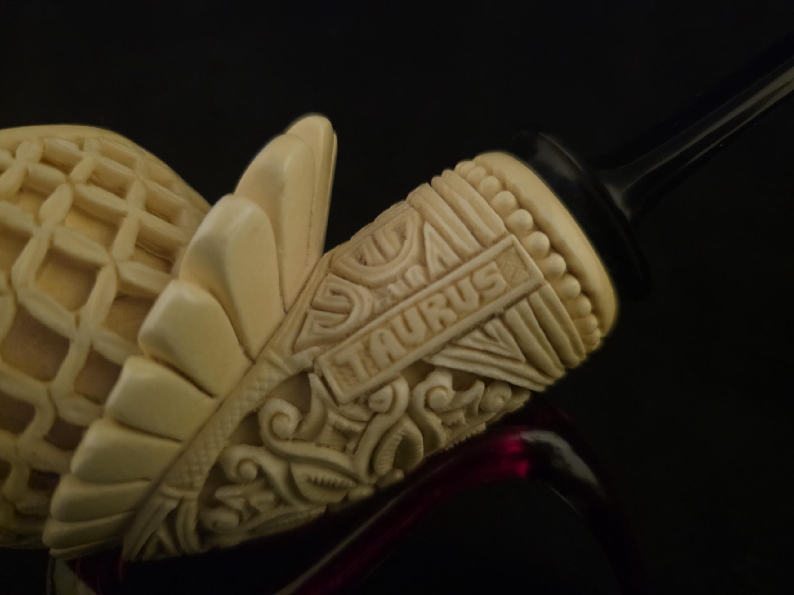 Museum Quality Micro Relief Block Meerschaum Pipe - Image 9