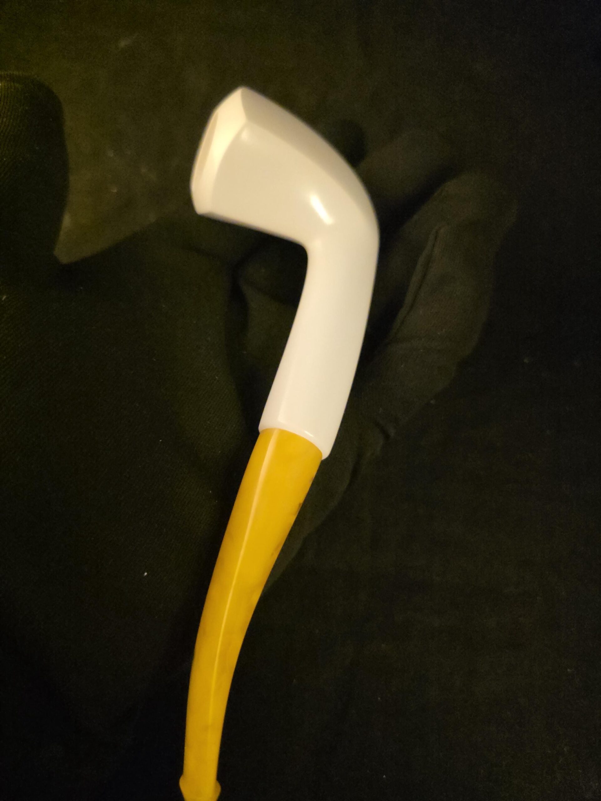 Long Shank Meerschaum Pipe Classic Smooth One Piece Block Fitted Case Handmade Collectible - Image 7