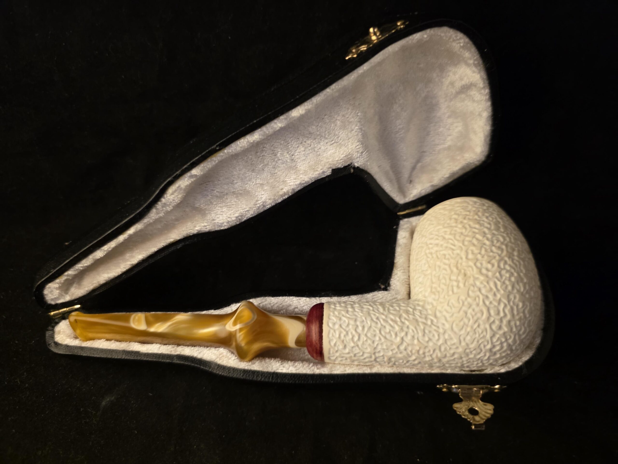 Rustic Apple – Block Meerschaum Pipe - Image 10