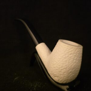 Rustic Design Meerschaum Pipe , Acrylic Stem, Block Meerschaum,