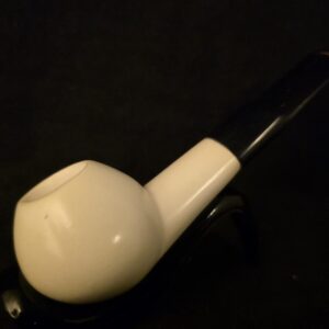 Smooth Apple Meerschaum Pipe , Block Meerschaum, Gift For Him, Fitted Case