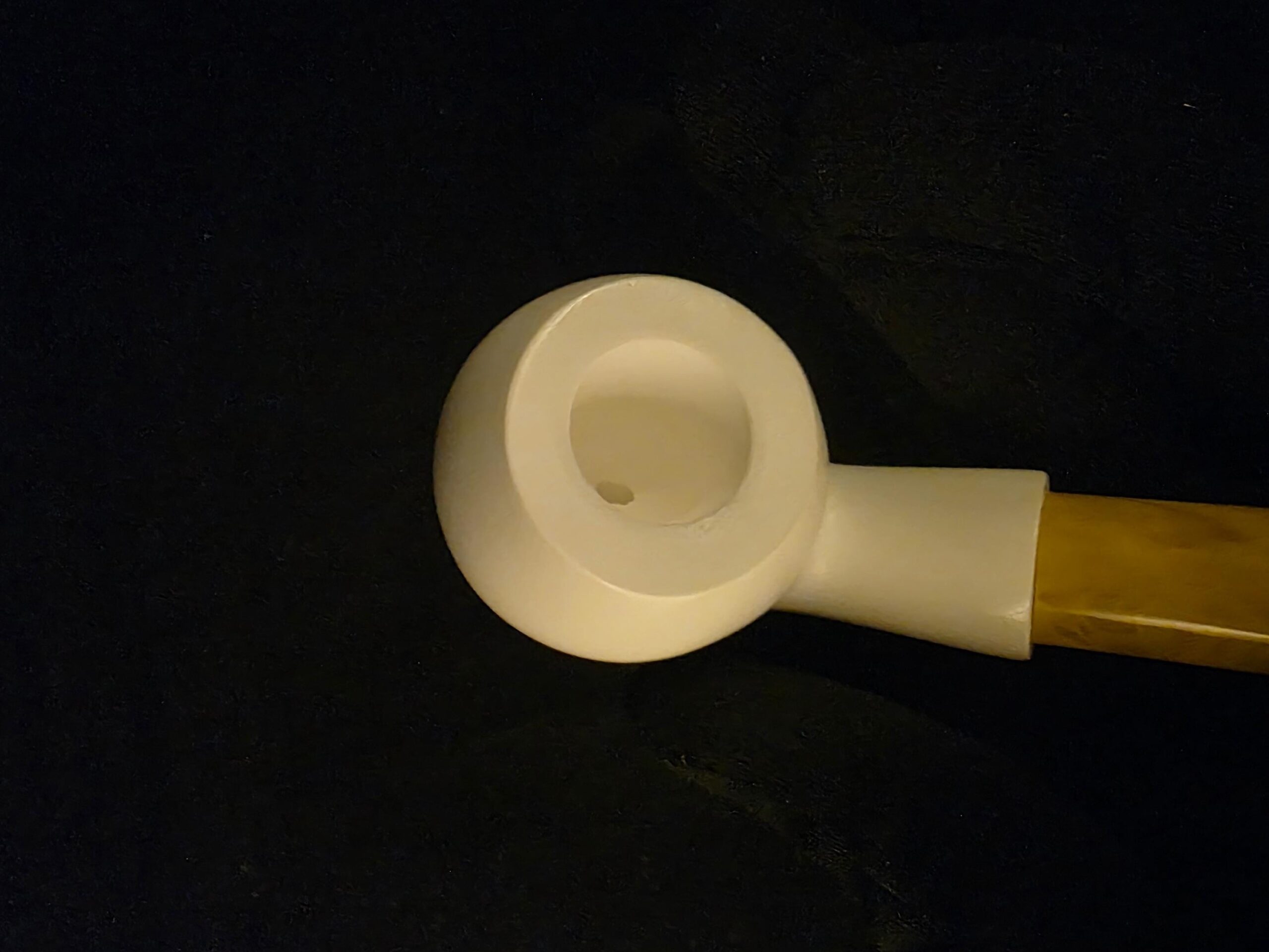 Smooth Apple Meerschaum Pipe, ,Fitted Case,Block Meerschaum,Gift for Him - Image 7