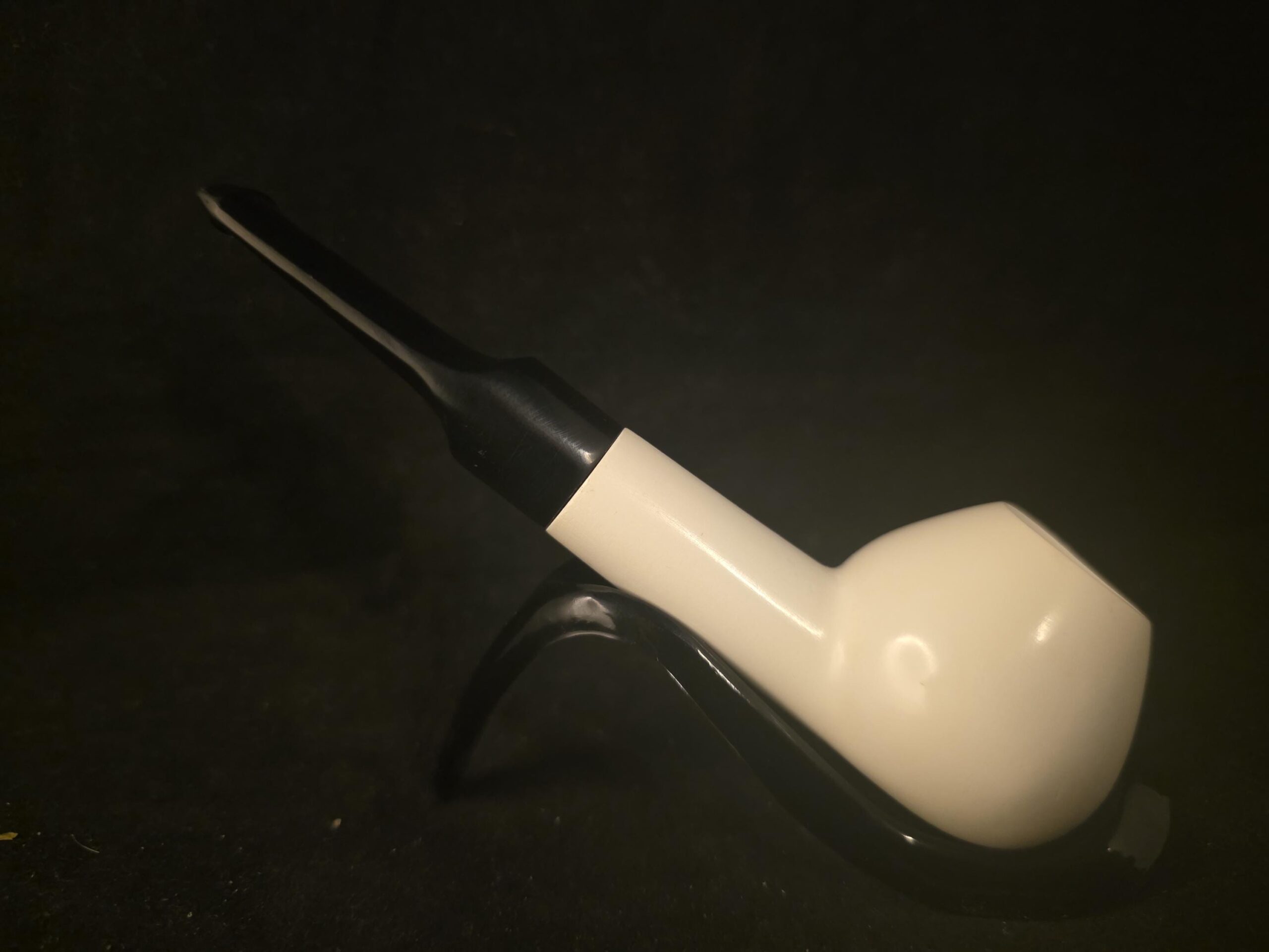 Smooth Apple Design Meerschaum Pipe, Fitted Case, Block Meerschaum, The Best Gift For Him - Image 3