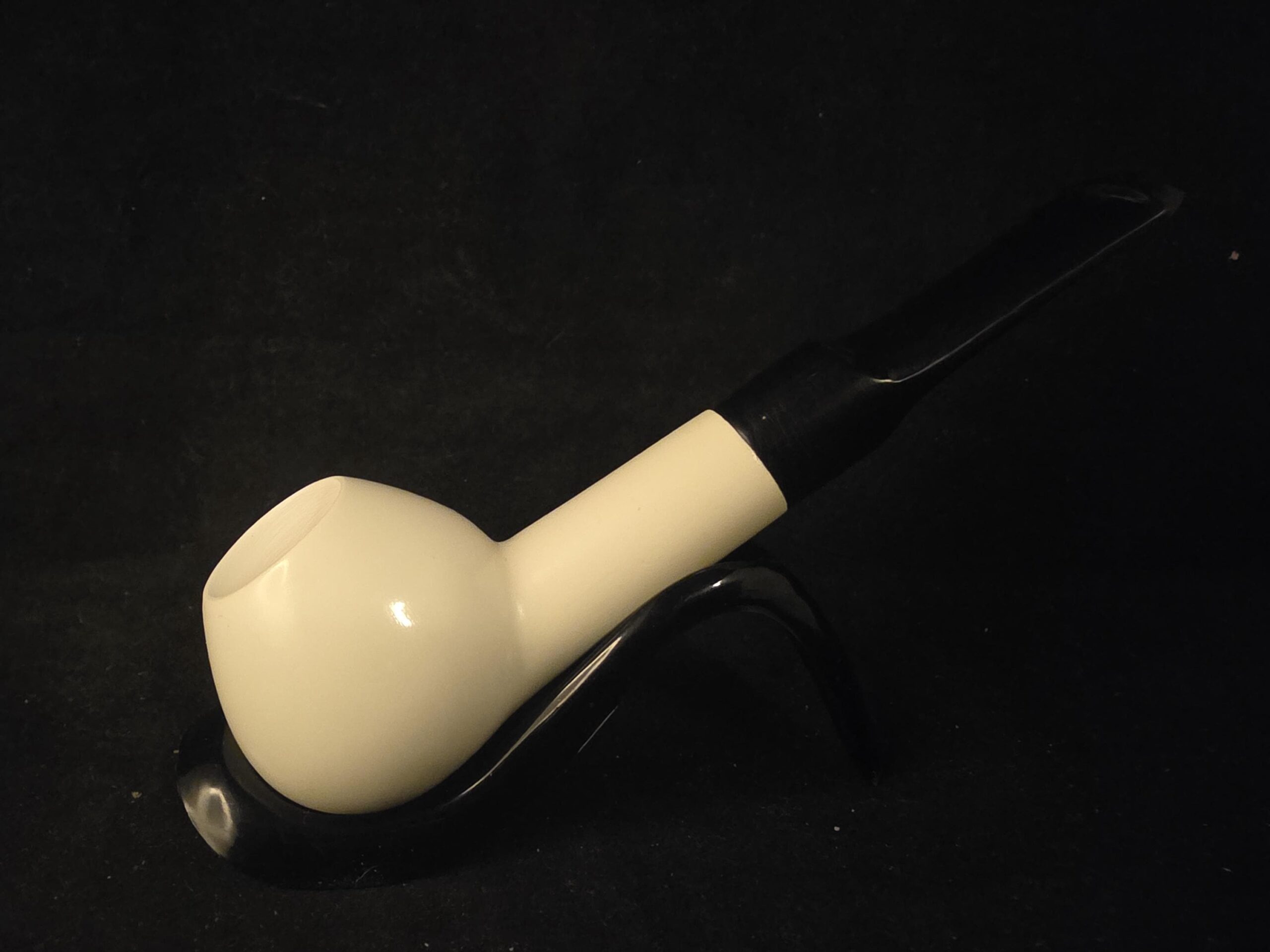 Smooth Apple Design Meerschaum Pipe, Fitted Case, Block Meerschaum, The Best Gift For Him - Image 6