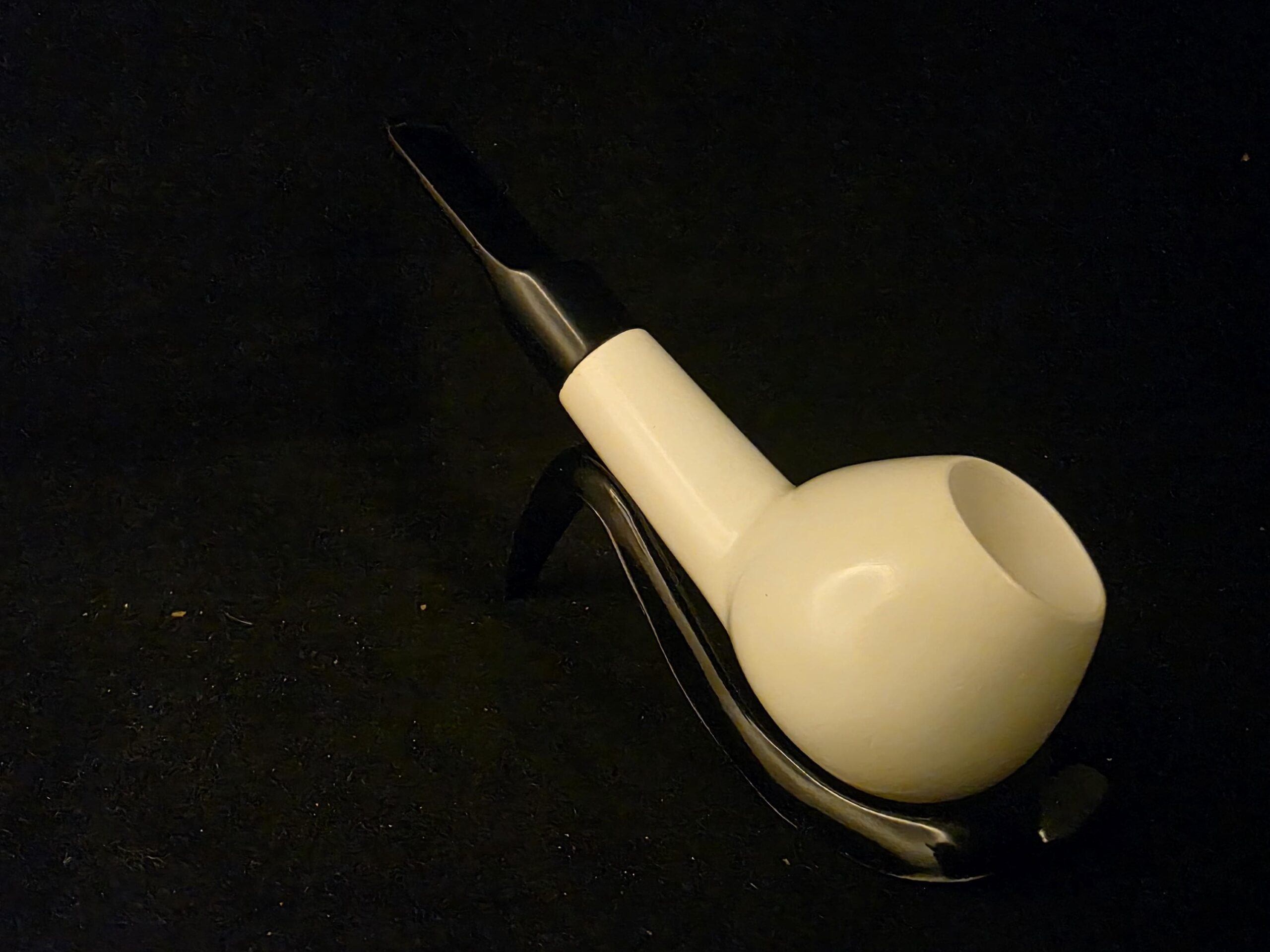 Smooth Apple Design Meerschaum Pipe, Fitted Case, Block Meerschaum, The Best Gift For Him - Image 2