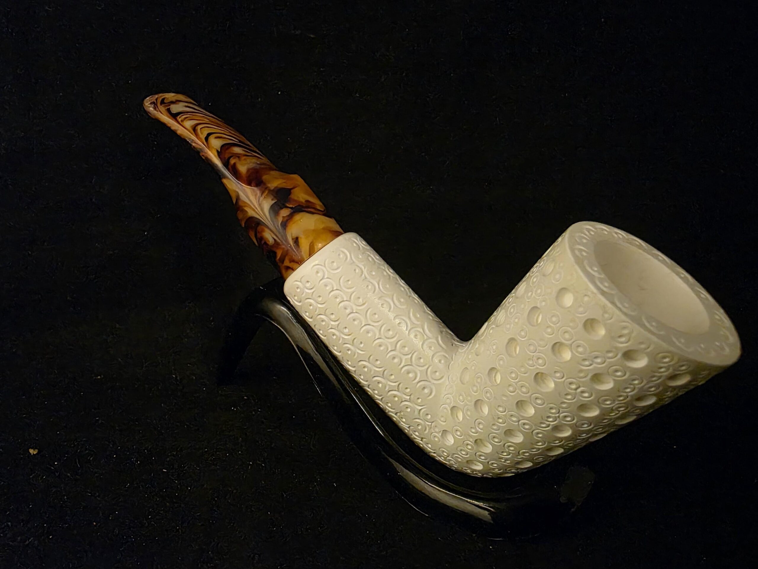 Special Depicted Meerschaum Pipe, Fitted Case Block Meerschaum - Image 5