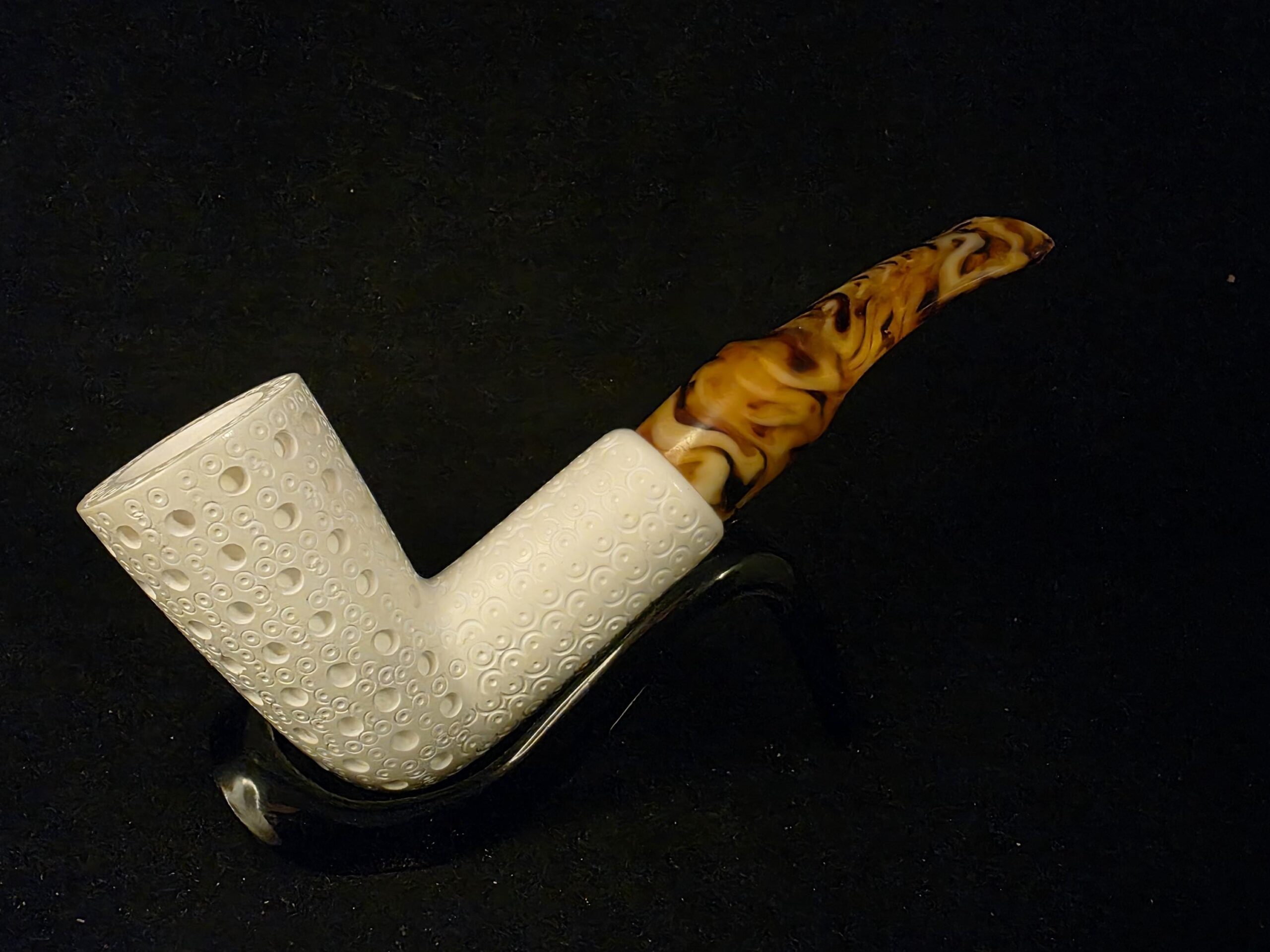 Special Depicted Meerschaum Pipe, Fitted Case Block Meerschaum - Image 4