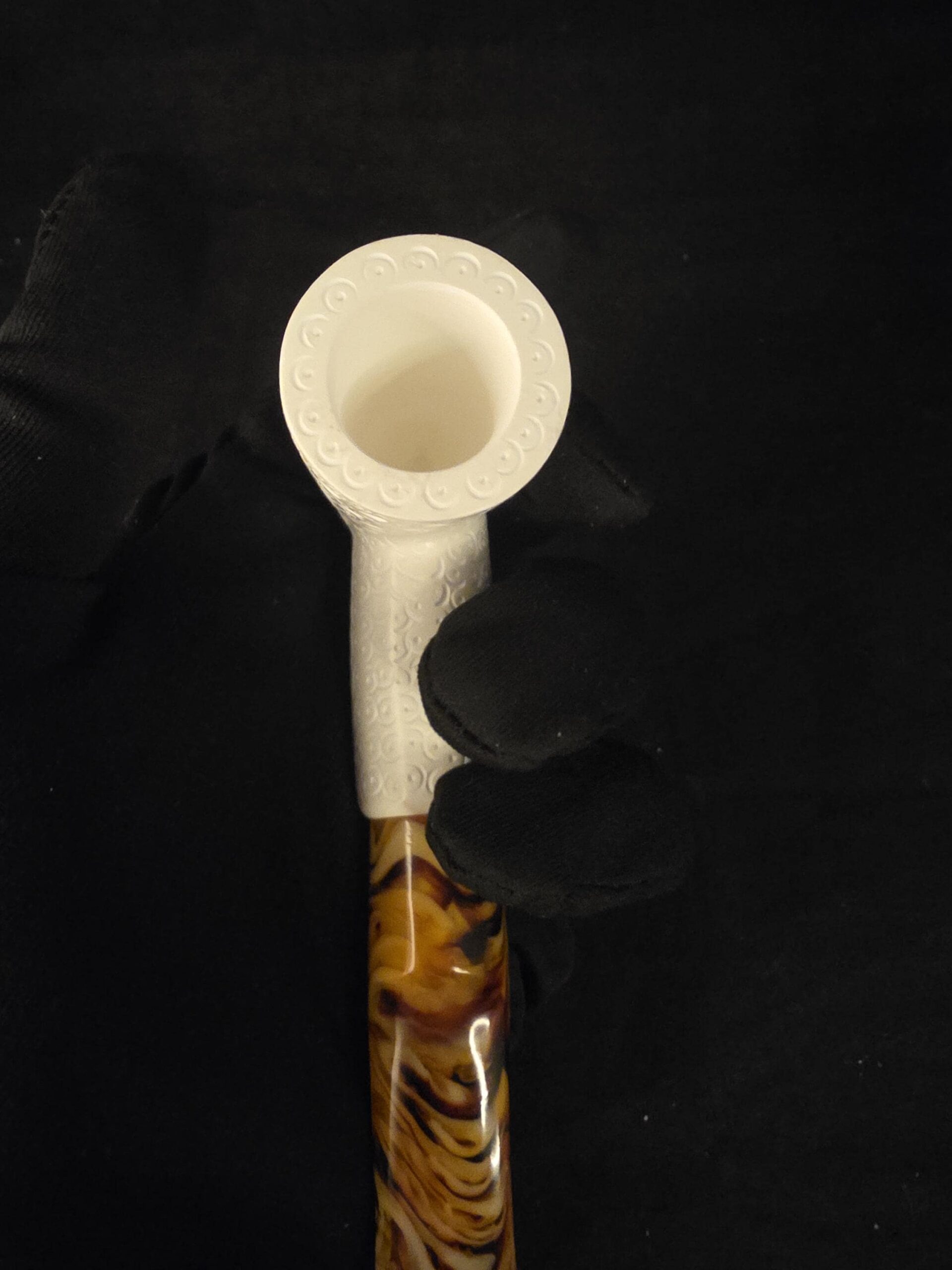 Special Depicted Meerschaum Pipe, Fitted Case Block Meerschaum - Image 8