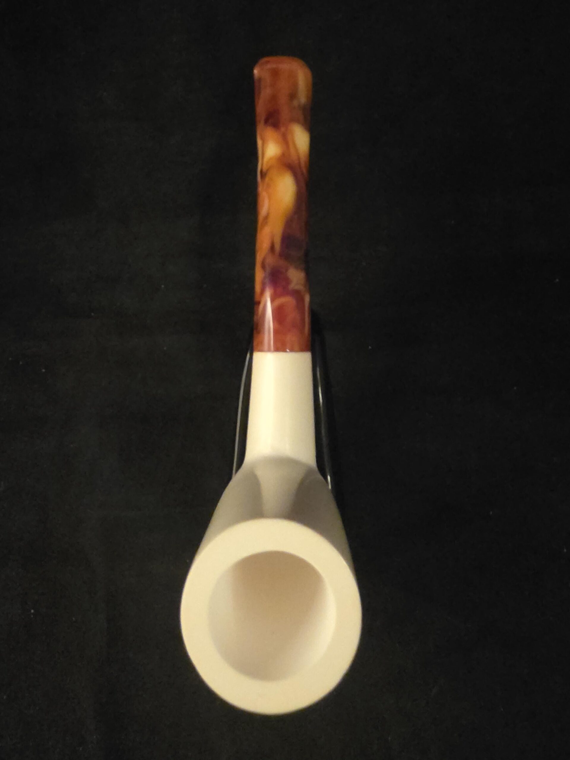 Deep Bowl Smooth Billard Meerschaum Pipe, Fitted Case, Block Meerschaum Pipe - Image 3