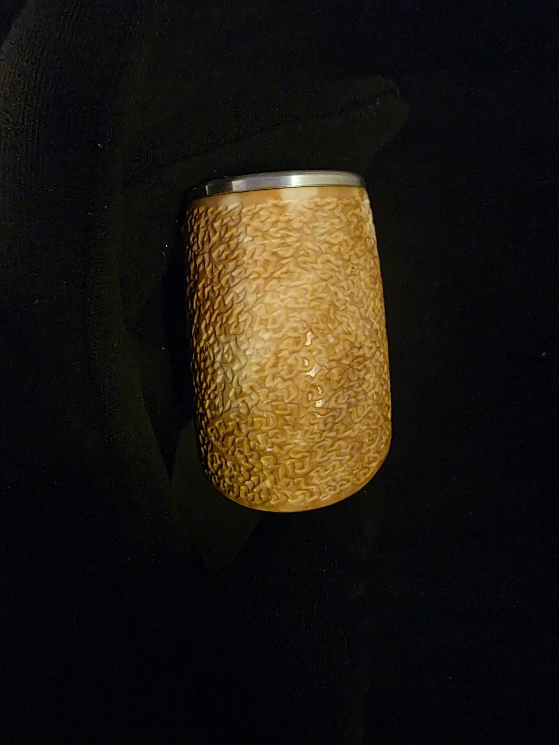 Hungarian & Oom Paul Smooth Meerschaum Pipe, Fitted Case, Block Meerschaum Pipe, Briar Ring,Special Push and Pull stem System - Image 10