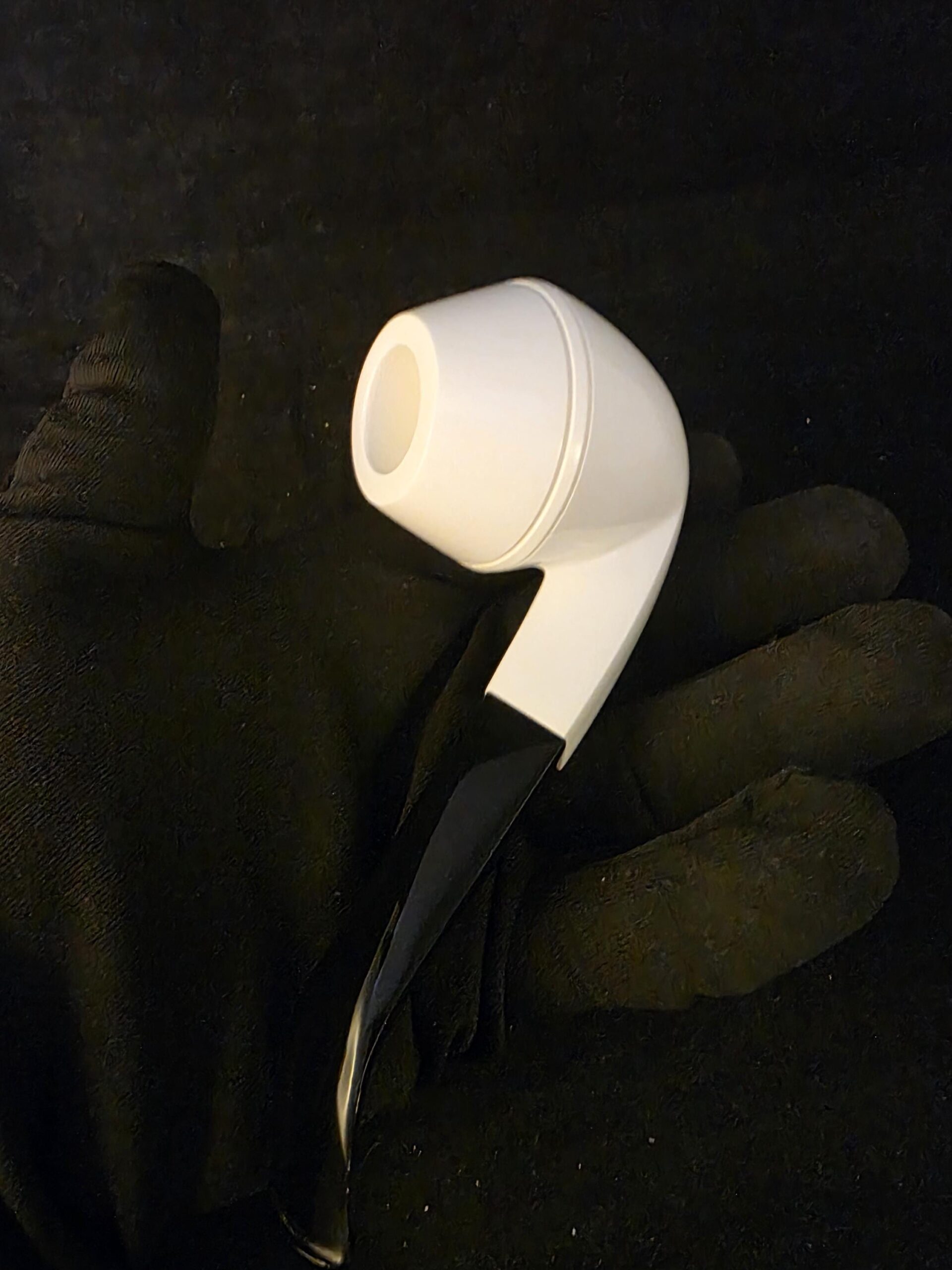 Smooth Bulldog Meerschaum Pipe, Fitted Case, Block Meerschaum, Made in Eskisehir - Image 8