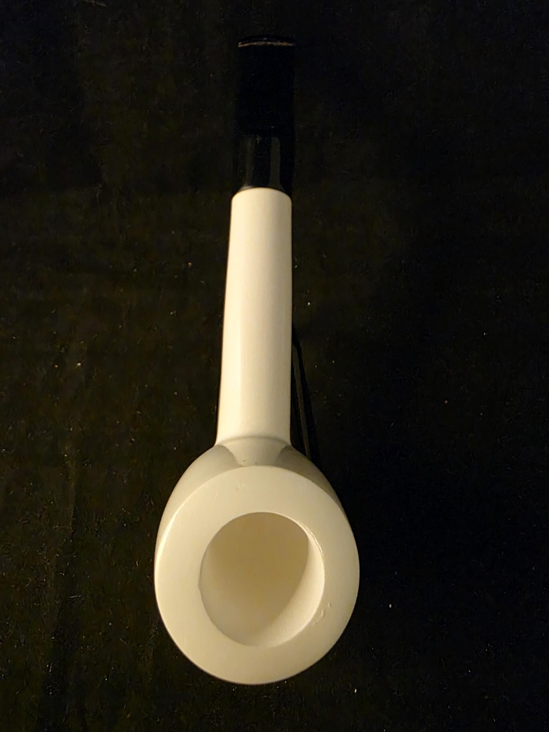 Classic Smooth Billard Meerschaum Pipe, Fitted Case, Block Meerschaum, Seafoam, Turkish Meerschaum - Image 5