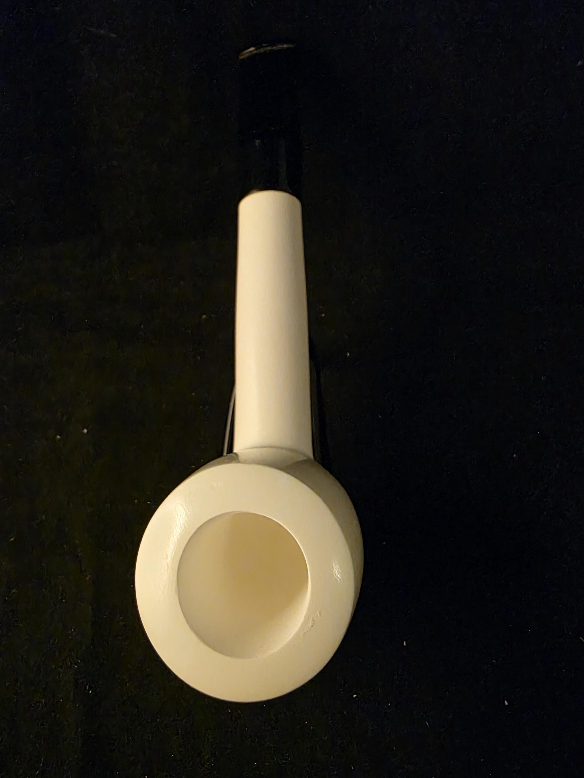 Classic Smooth Billard Meerschaum Pipe, Fitted Case, Block Meerschaum, Seafoam, Turkish Meerschaum - Image 2