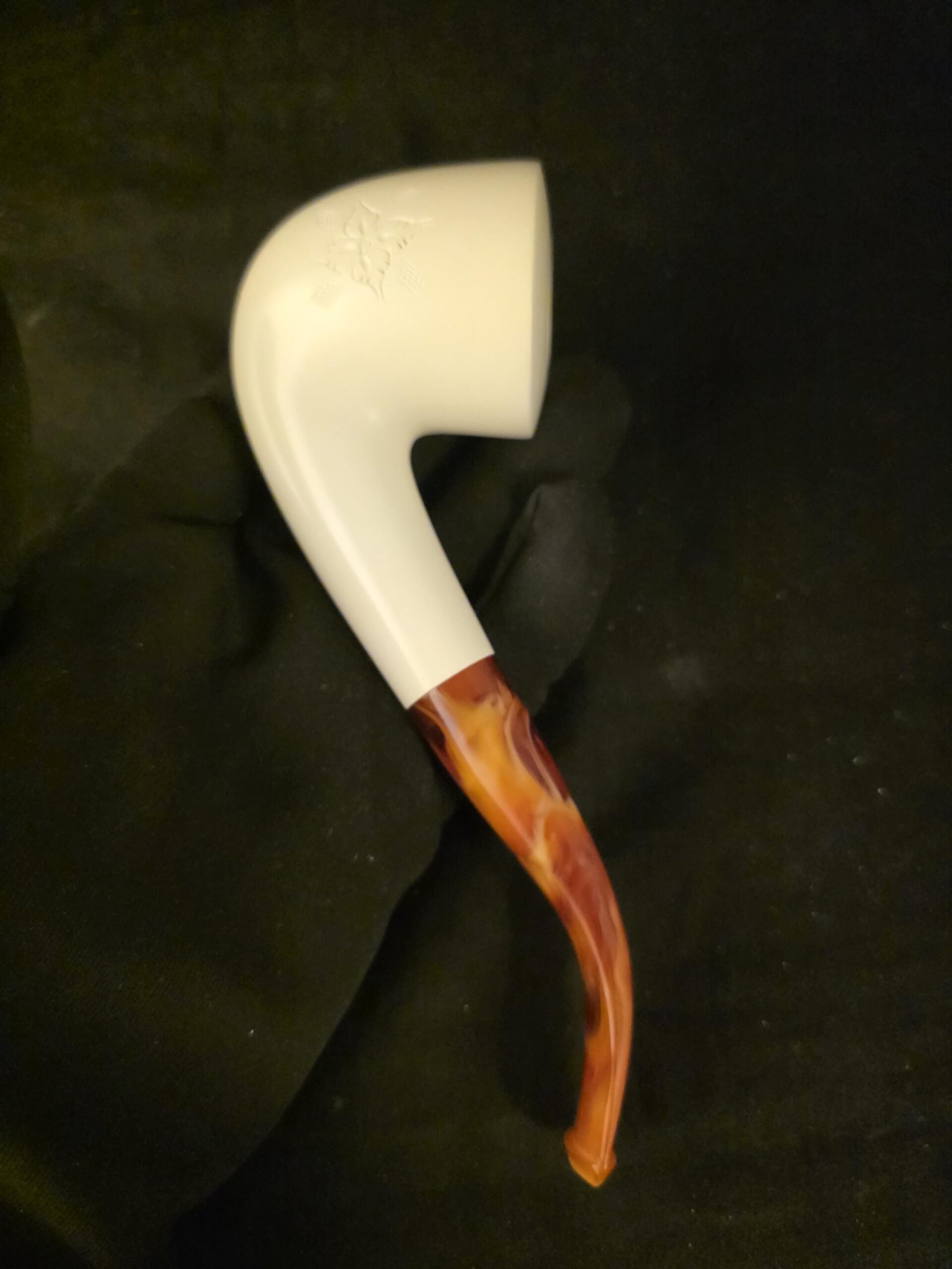 Classic Hand Carved Meerschaum Pipe, Genuine Block Meerschaum Tobacco Pipe, Fitted Case, Handmade in Eskişehir - Image 7