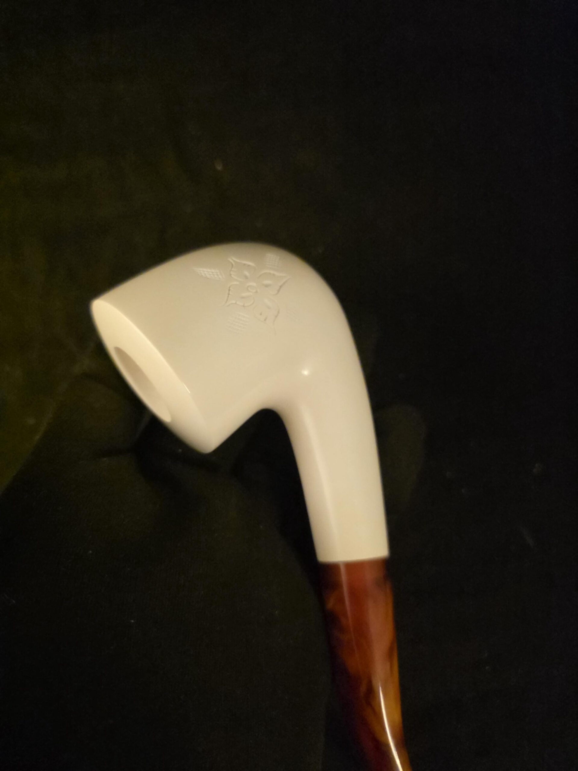 Classic Hand Carved Meerschaum Pipe, Genuine Block Meerschaum Tobacco Pipe, Fitted Case, Handmade in Eskişehir - Image 10