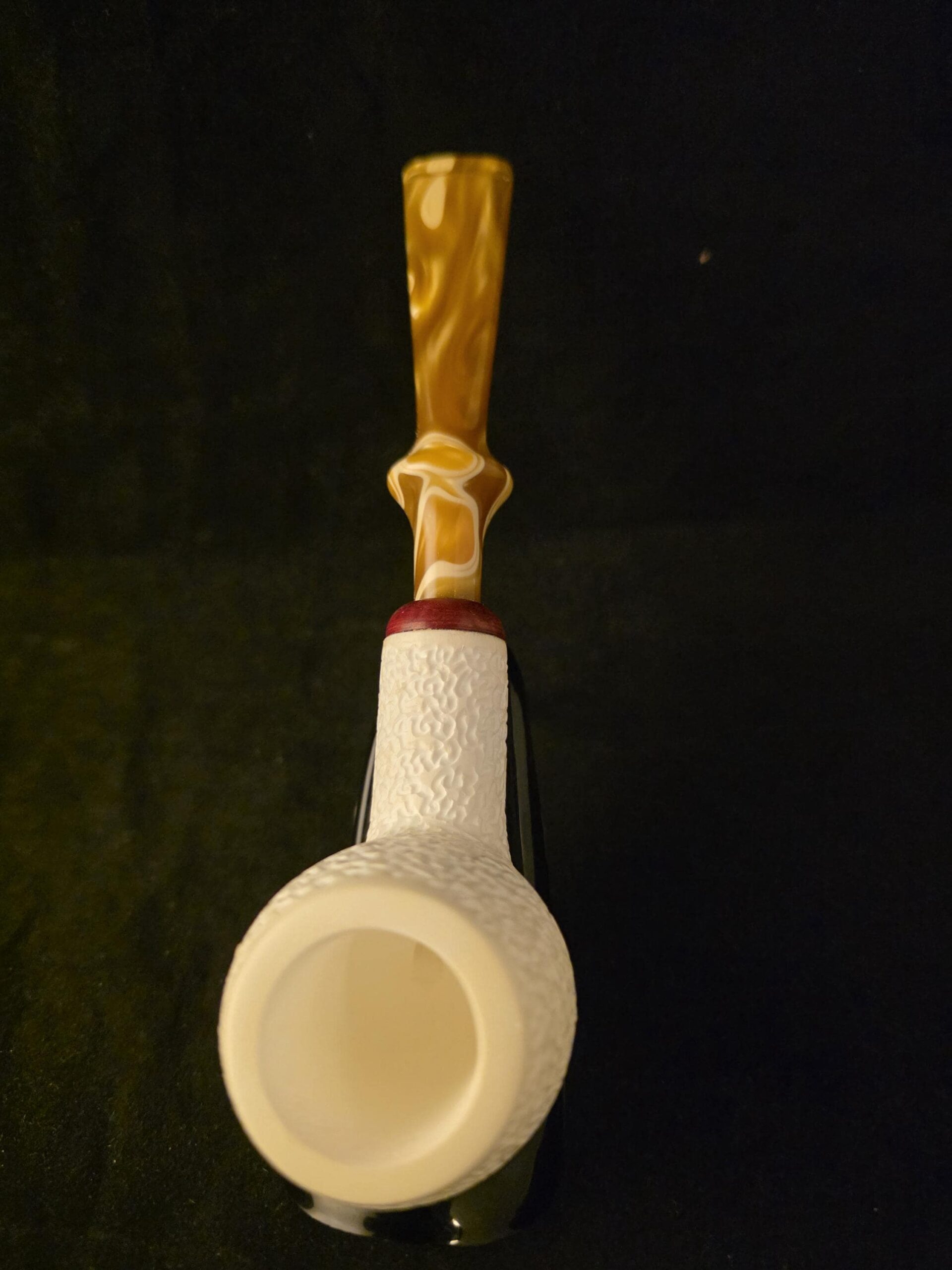 Rustic Apple – Block Meerschaum Pipe - Image 2