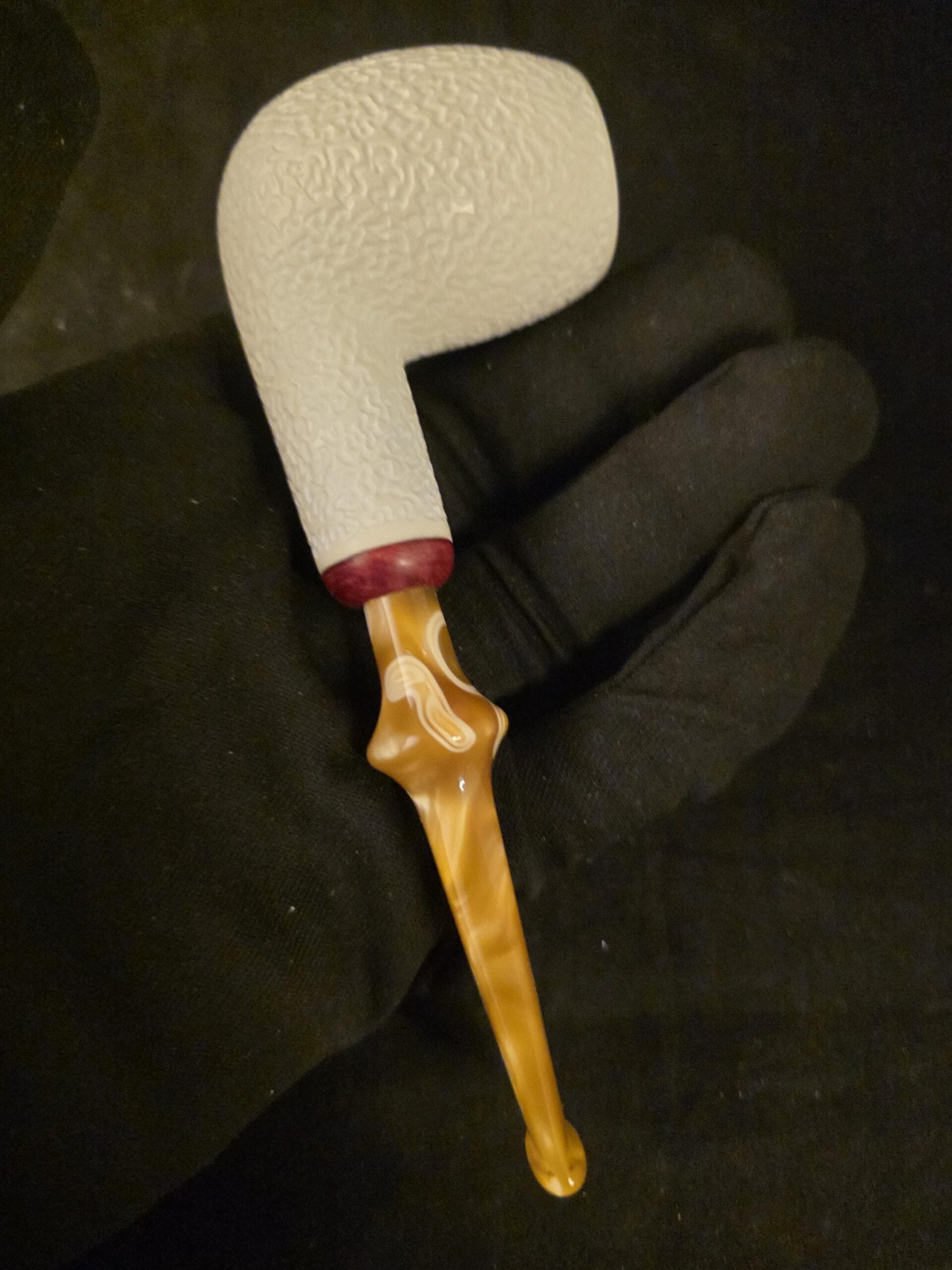Rustic Apple – Block Meerschaum Pipe - Image 6