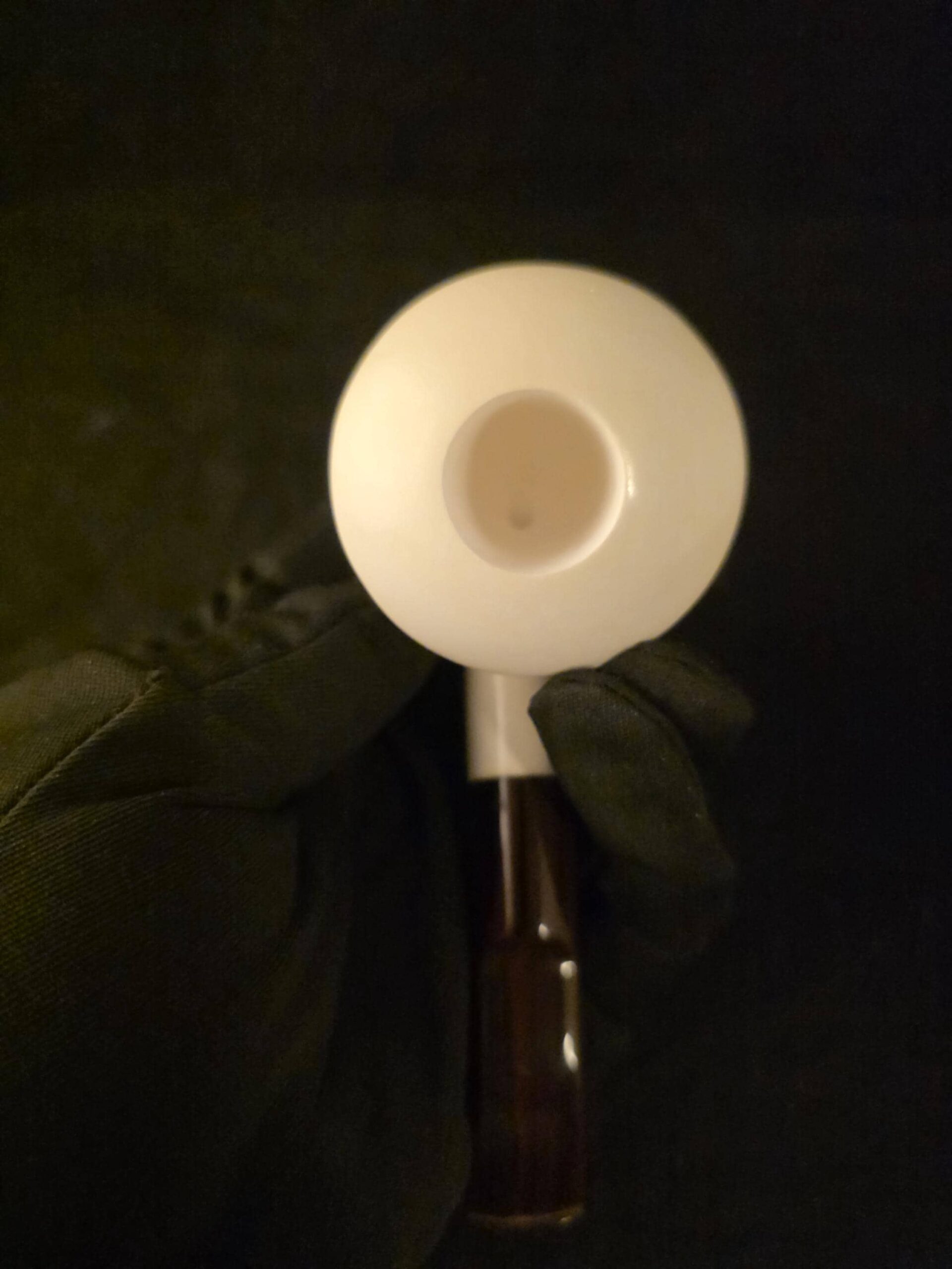 Smooth Calabash Block Meerschaum Pipe – Special Stem – Fitted Case - Image 10