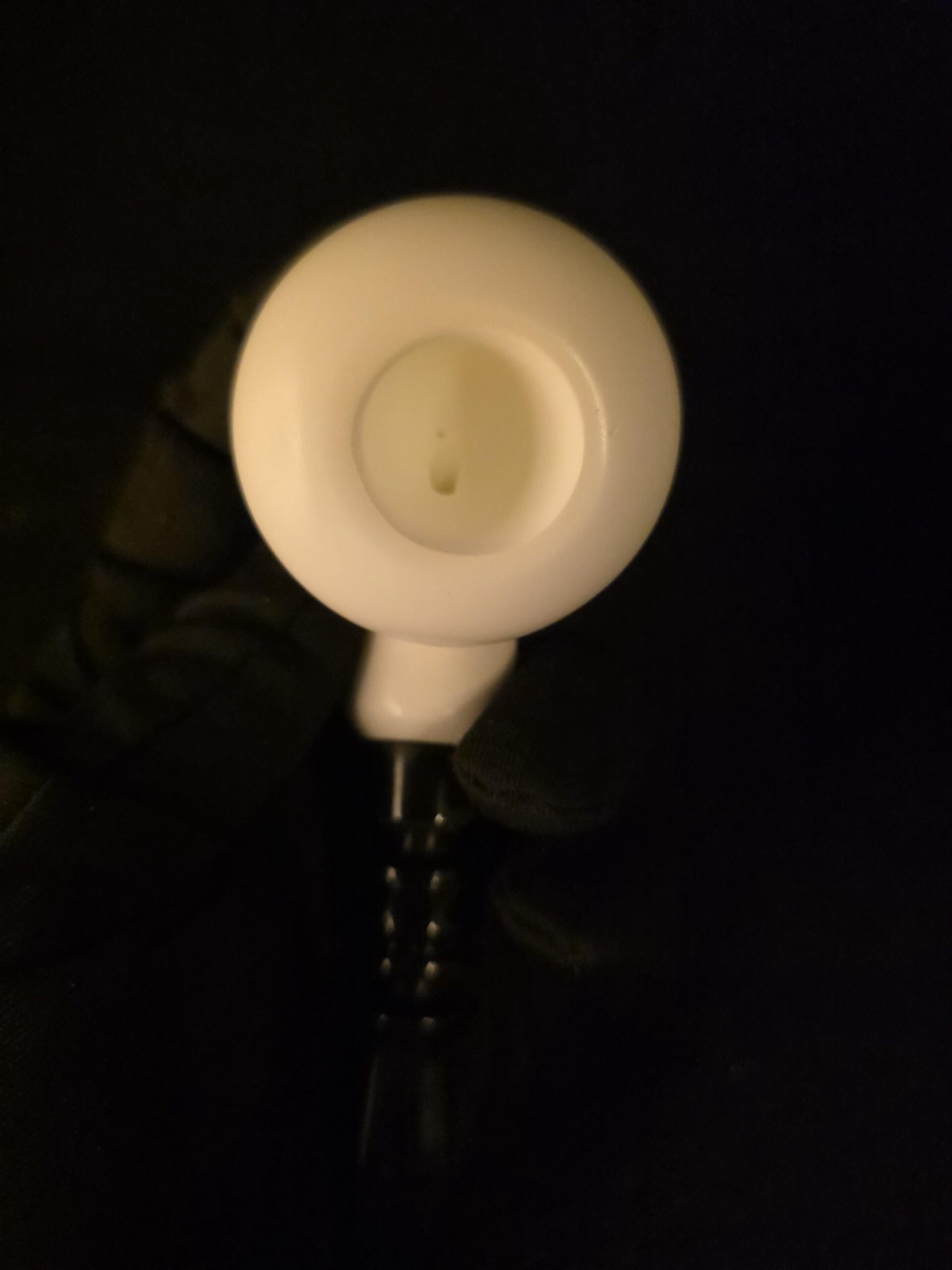 Elegant Smooth Apple Meerschaum Pipe with Special Stem Design - Image 5