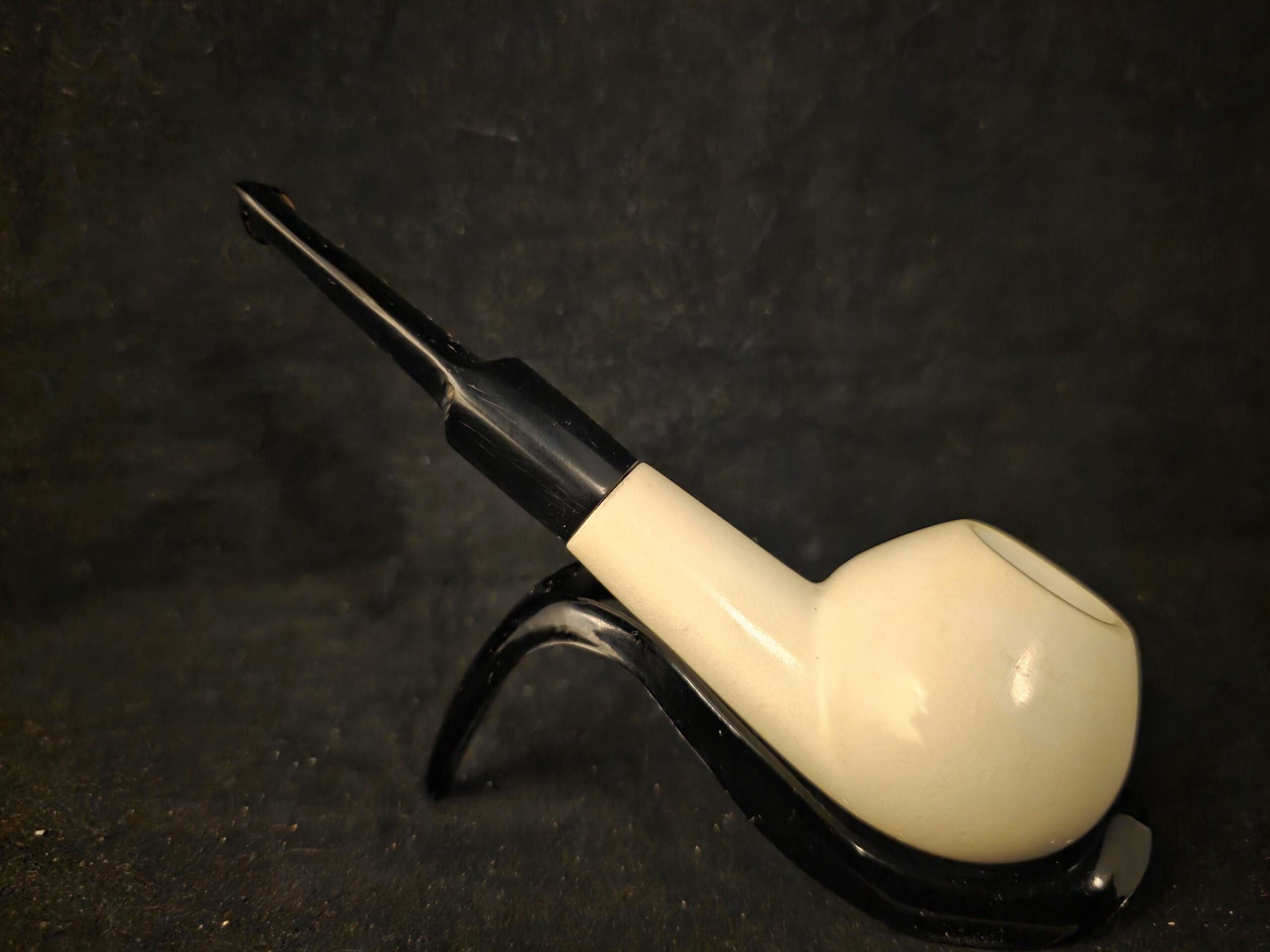 Smooth Apple Meerschaum Pipe , Block Meerschaum, Gift For Him, Fitted Case - Image 7