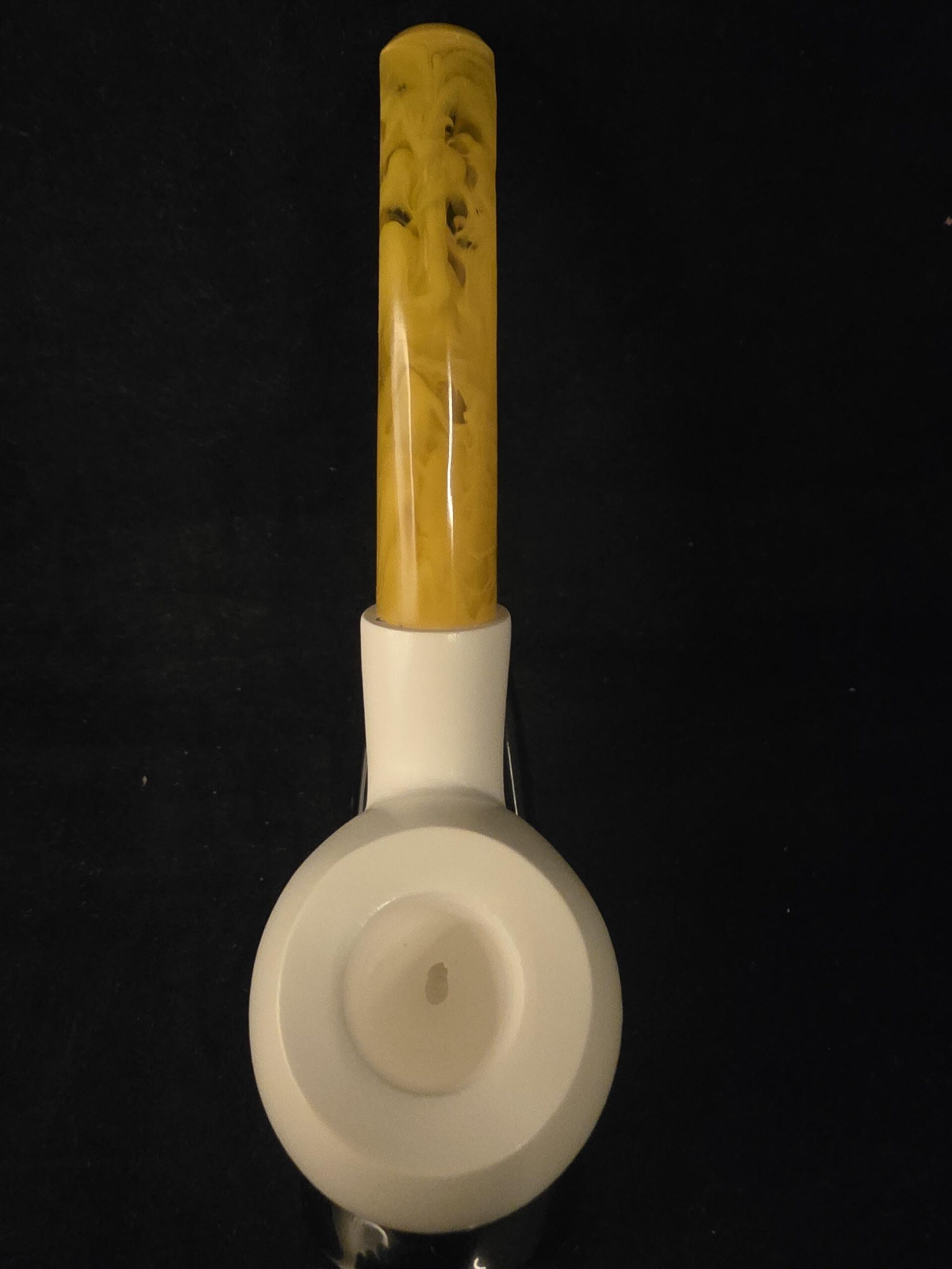 Smooth Apple Meerschaum Pipe, ,Fitted Case,Block Meerschaum,Gift for Him - Image 4