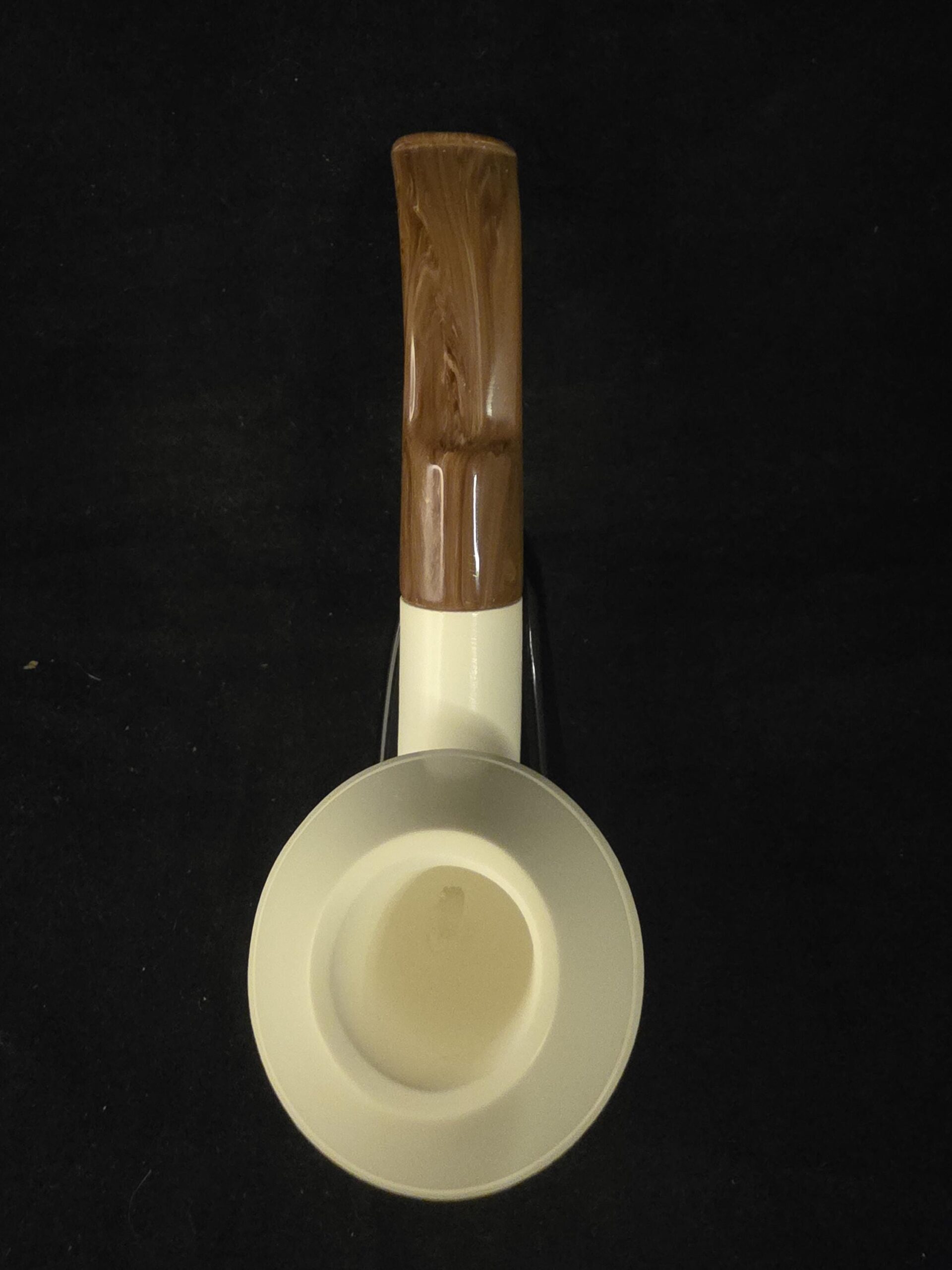 Smooth Bulldog Meerschaum Pipe, Fitted Case, Block Meerschaum,Made in Eskisehir - Image 2