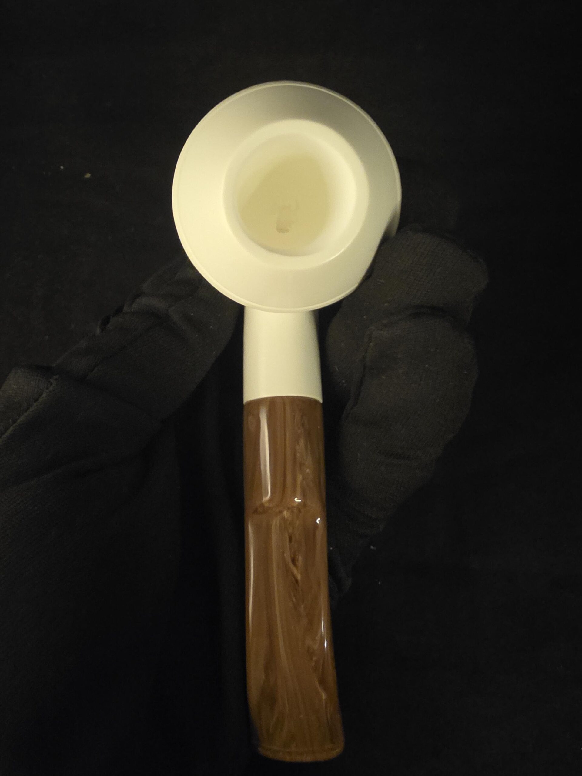 Smooth Bulldog Meerschaum Pipe, Fitted Case, Block Meerschaum,Made in Eskisehir - Image 9