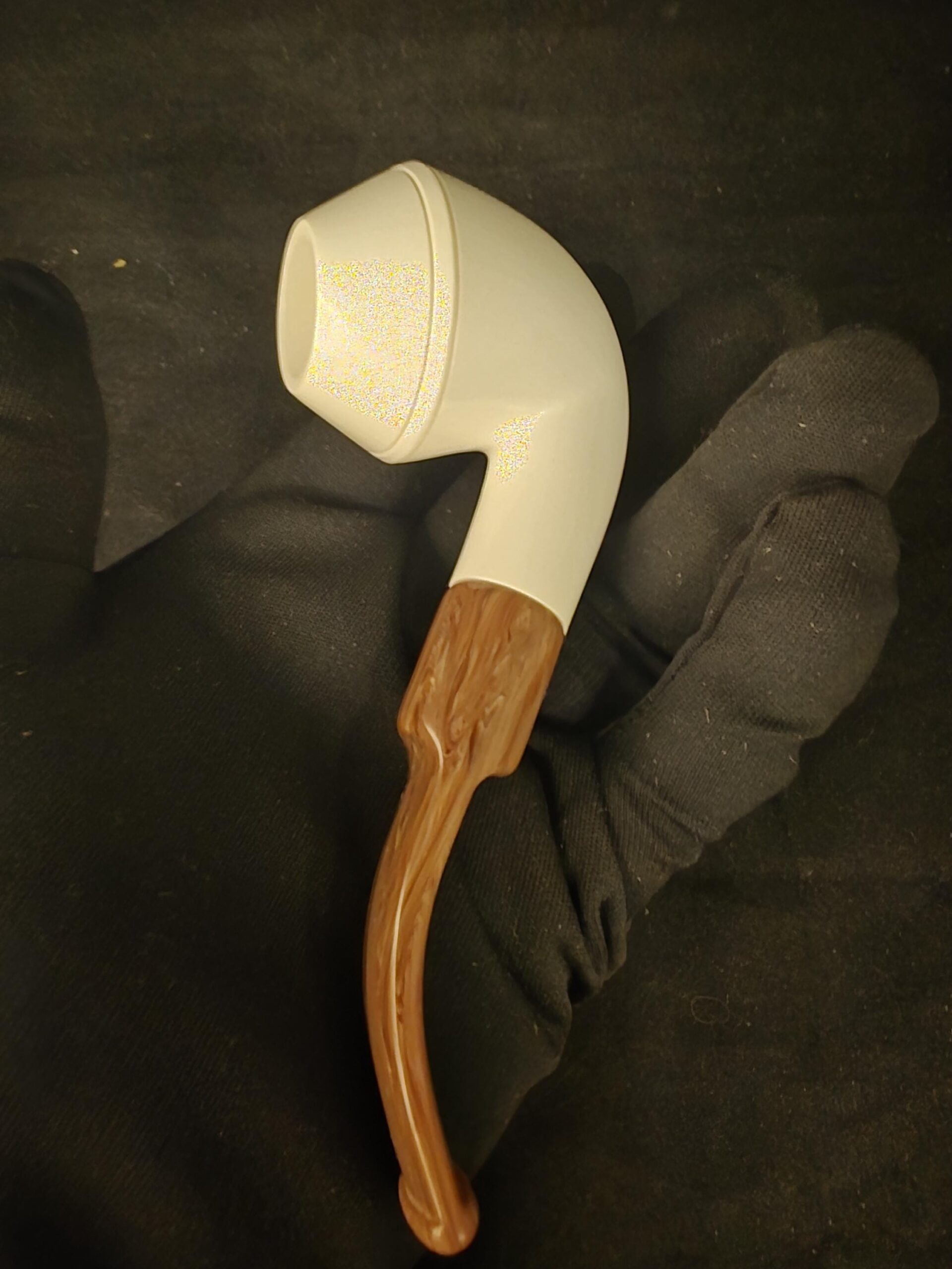 Smooth Bulldog Meerschaum Pipe, Fitted Case, Block Meerschaum,Made in Eskisehir - Image 10