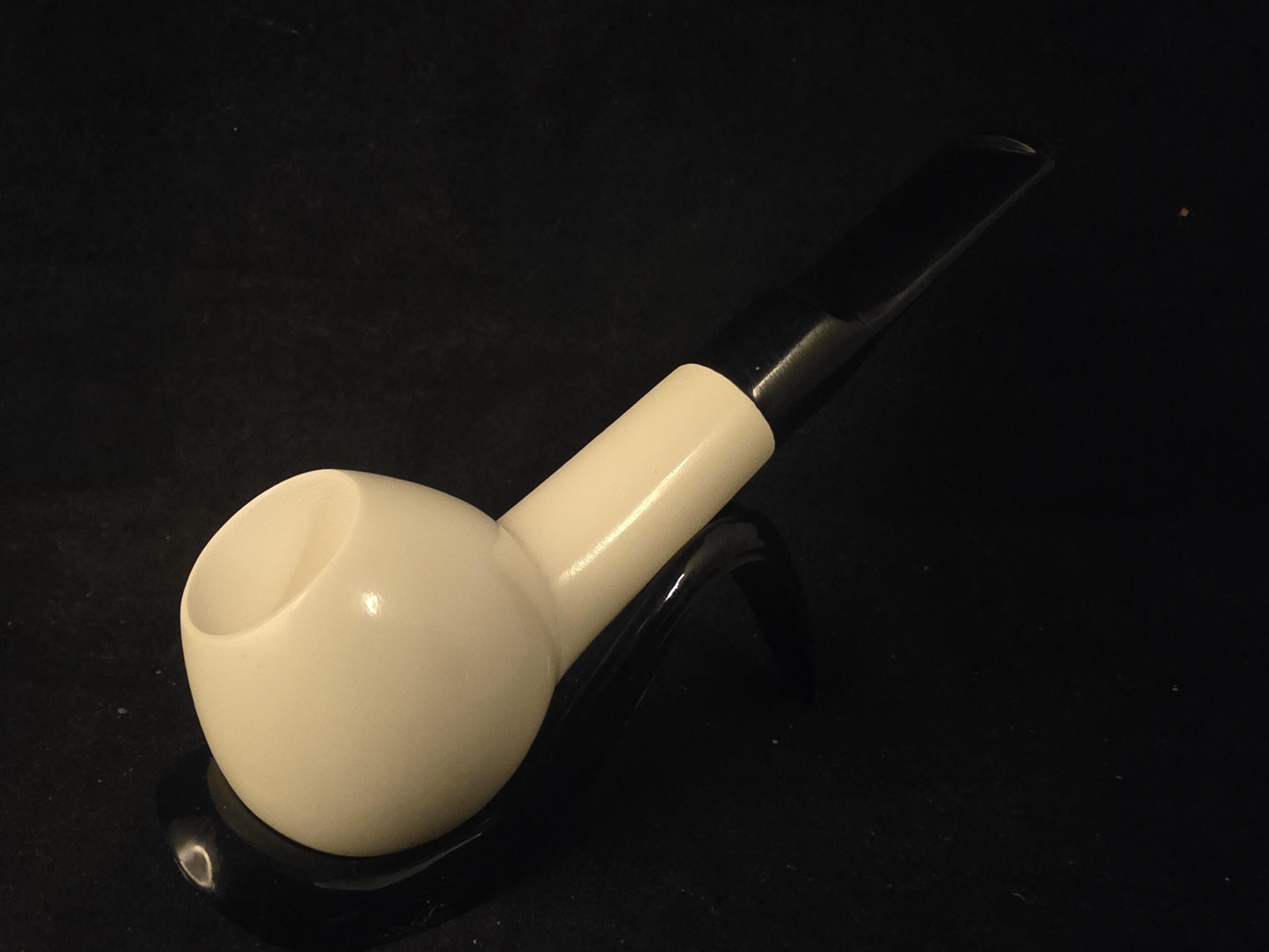 Smooth Apple Design Meerschaum Pipe, Fitted Case, Block Meerschaum, The Best Gift For Him - Image 5
