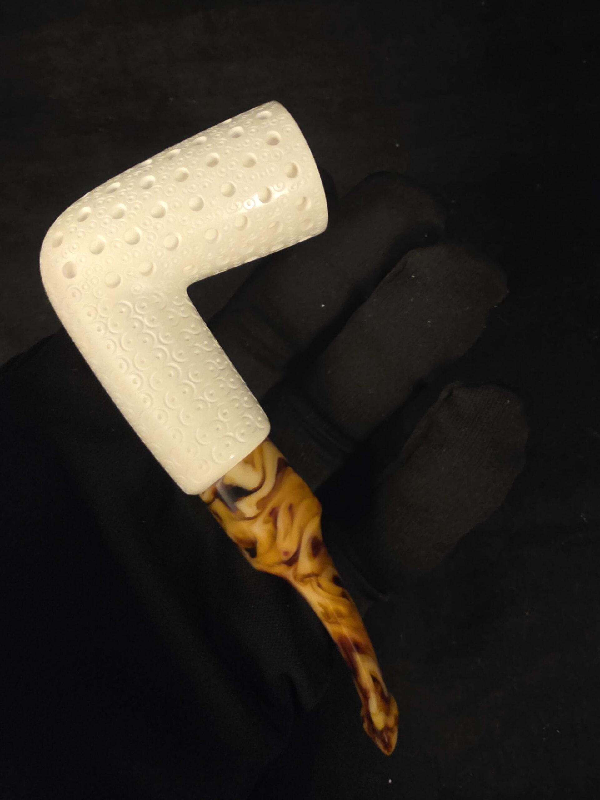 Special Depicted Meerschaum Pipe, Fitted Case Block Meerschaum - Image 7
