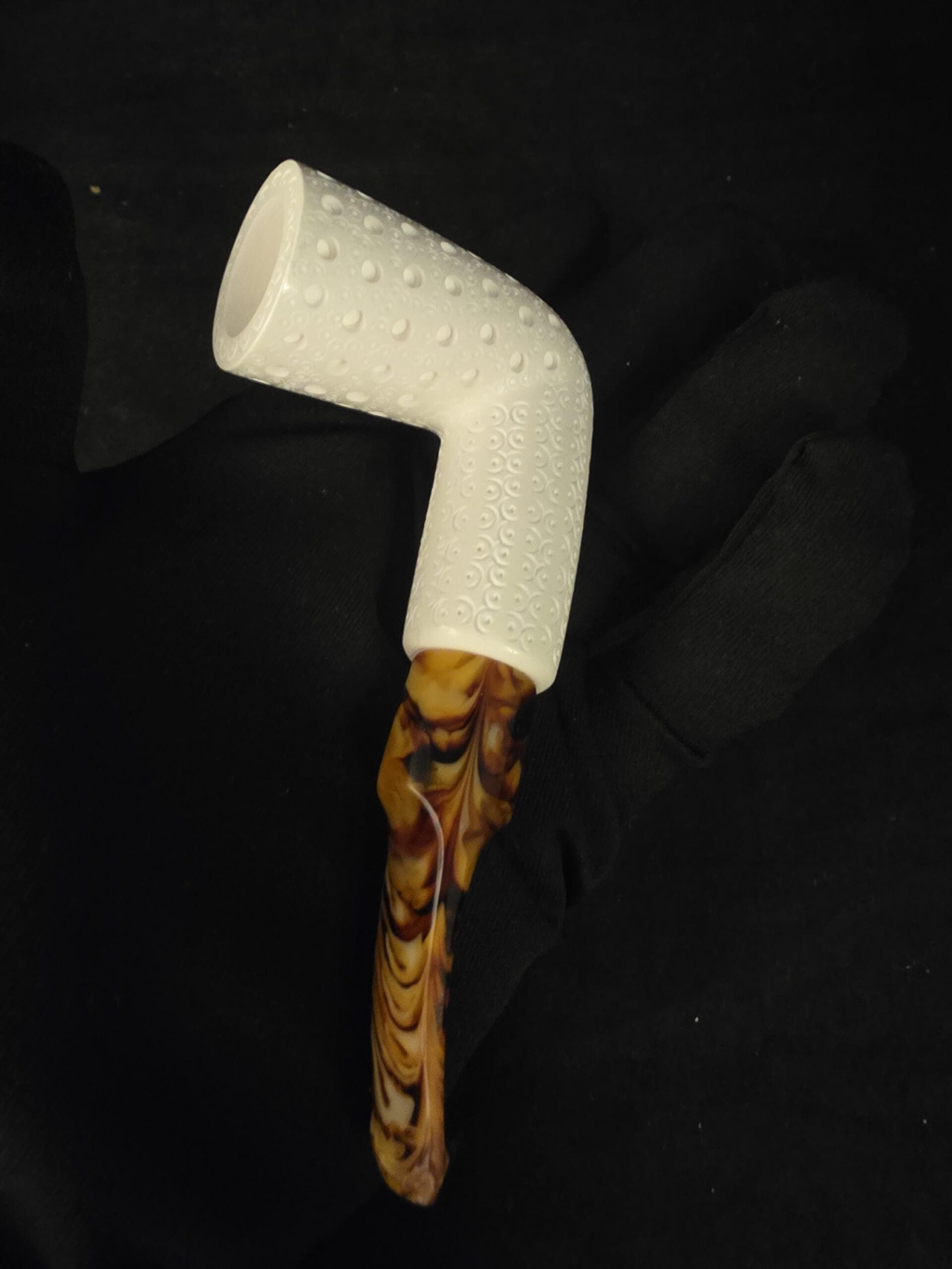 Special Depicted Meerschaum Pipe, Fitted Case Block Meerschaum - Image 9