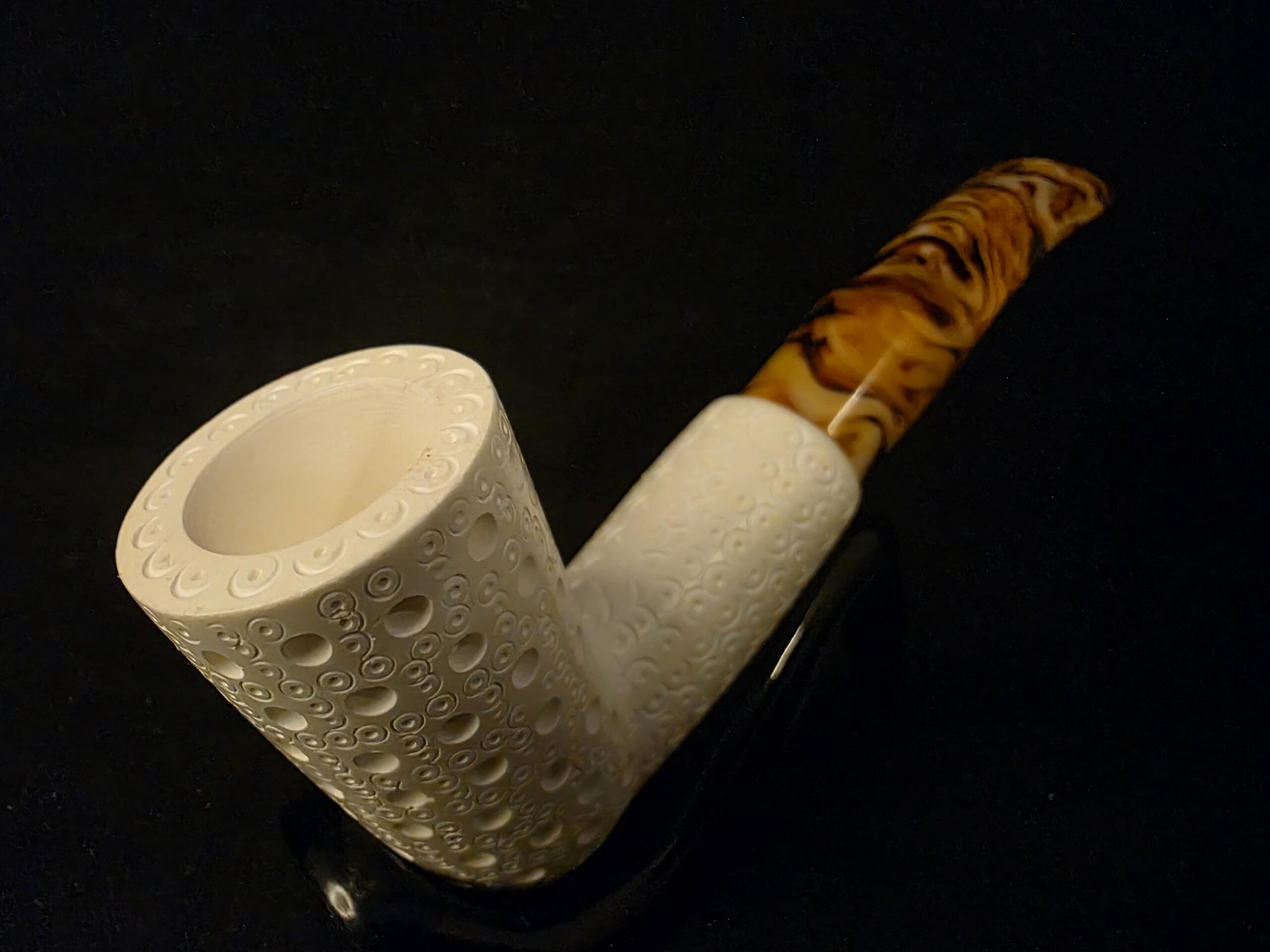 Special Depicted Meerschaum Pipe, Fitted Case Block Meerschaum - Image 6