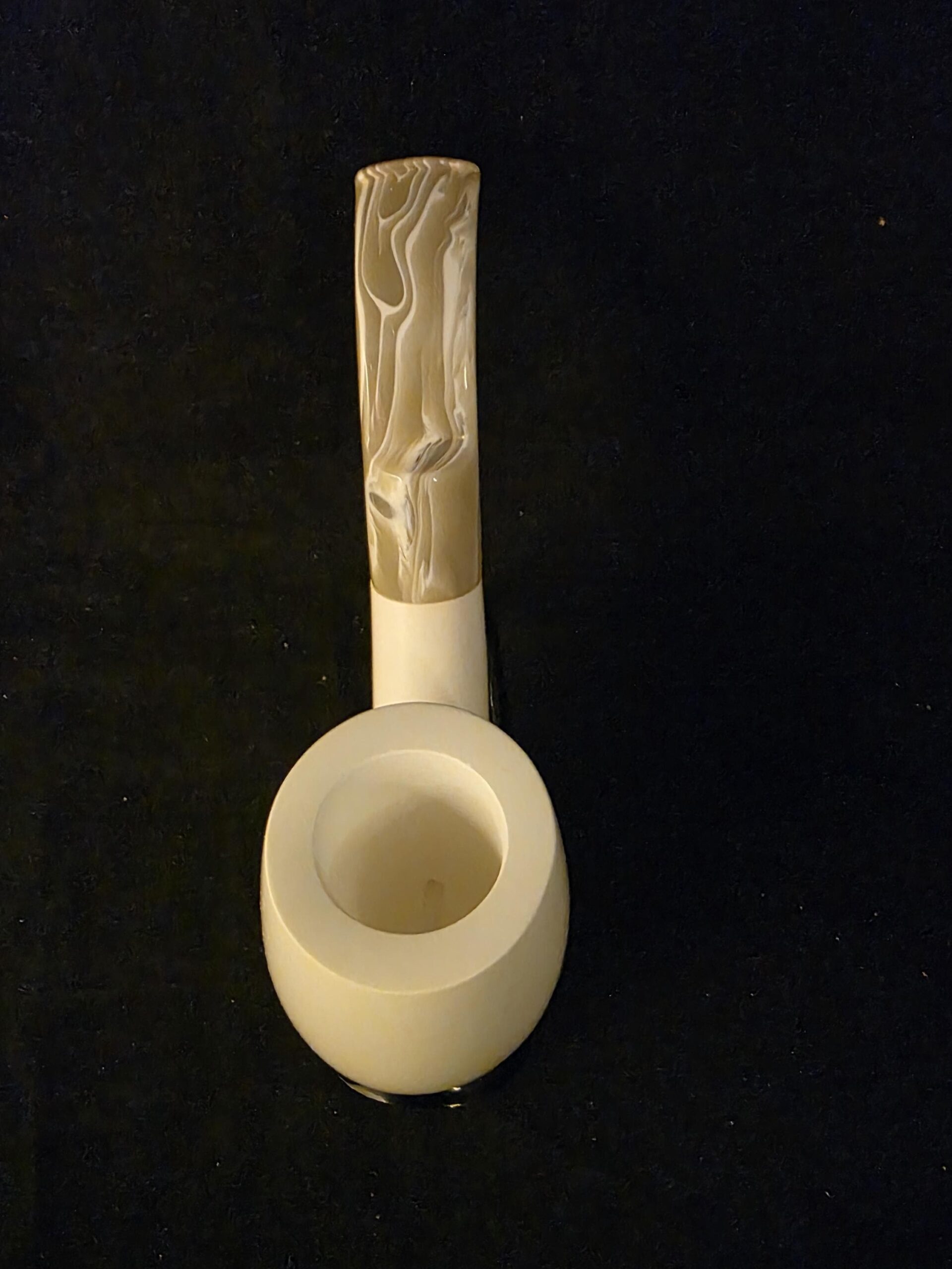 Smooth Billard Model Meerschaum Pipe, Fitted Case, Block Meerschaum - Image 8