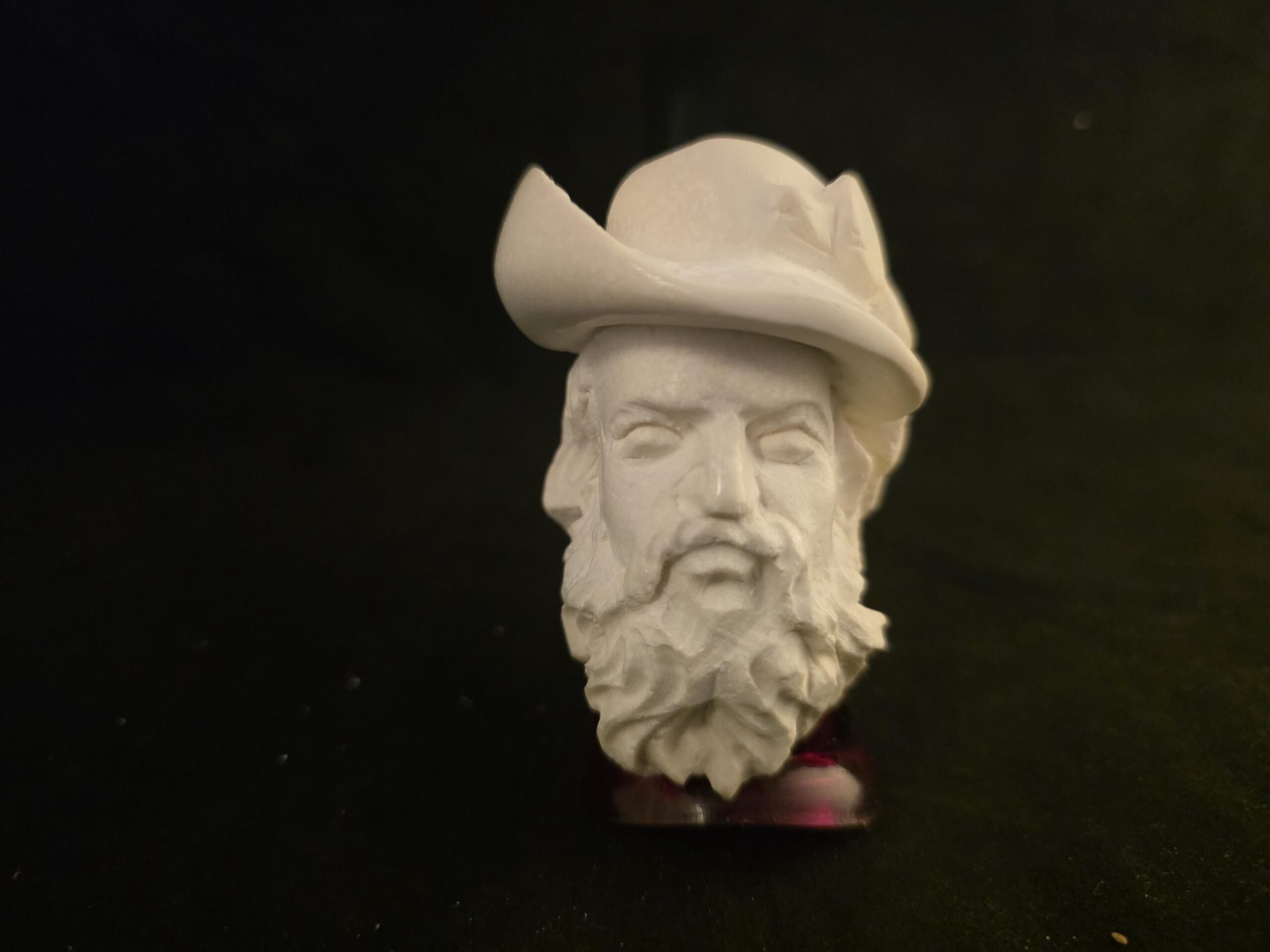 Spanish Knight Meerschaum Pipe, Acrylic Stem, Fitted Case, Block Meerschaum, Turkish Meerschaum,Sea Foam